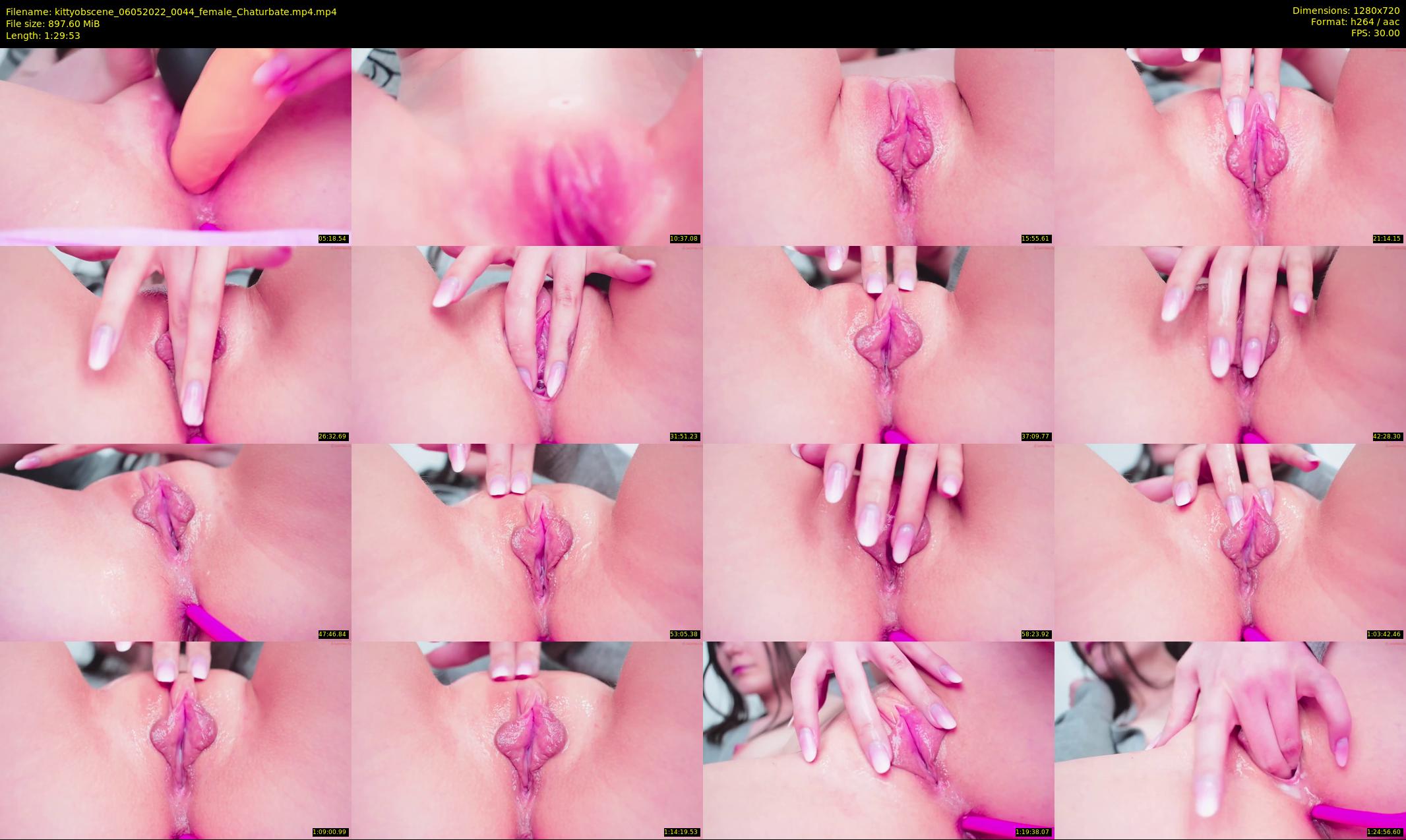 kittyobscene — 90 minute Chaturbate female cam show recording, 720p, May 6, 2022