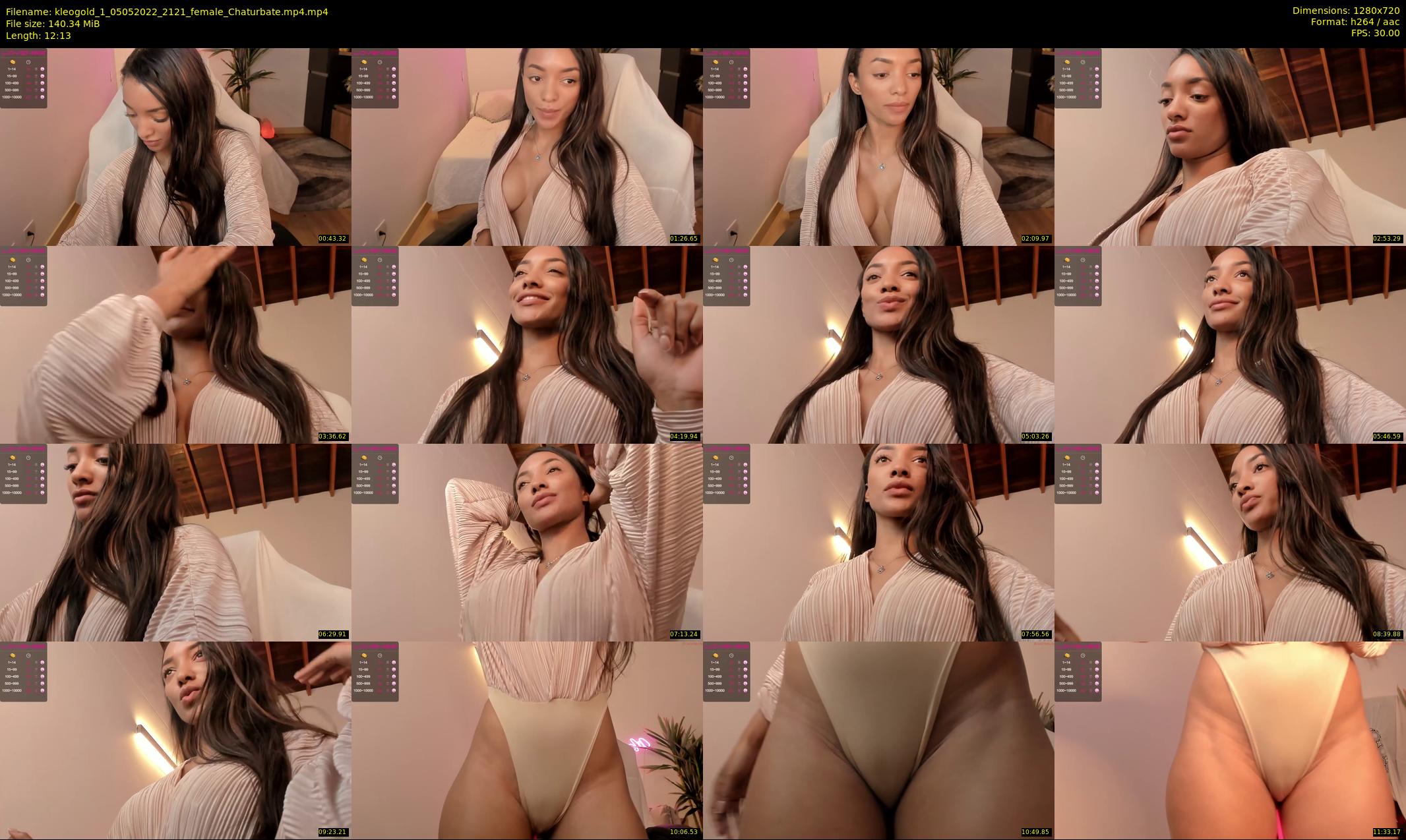 kleogold_1 — 13 minute Chaturbate female cam show recording, 720p, May 5, 2022
