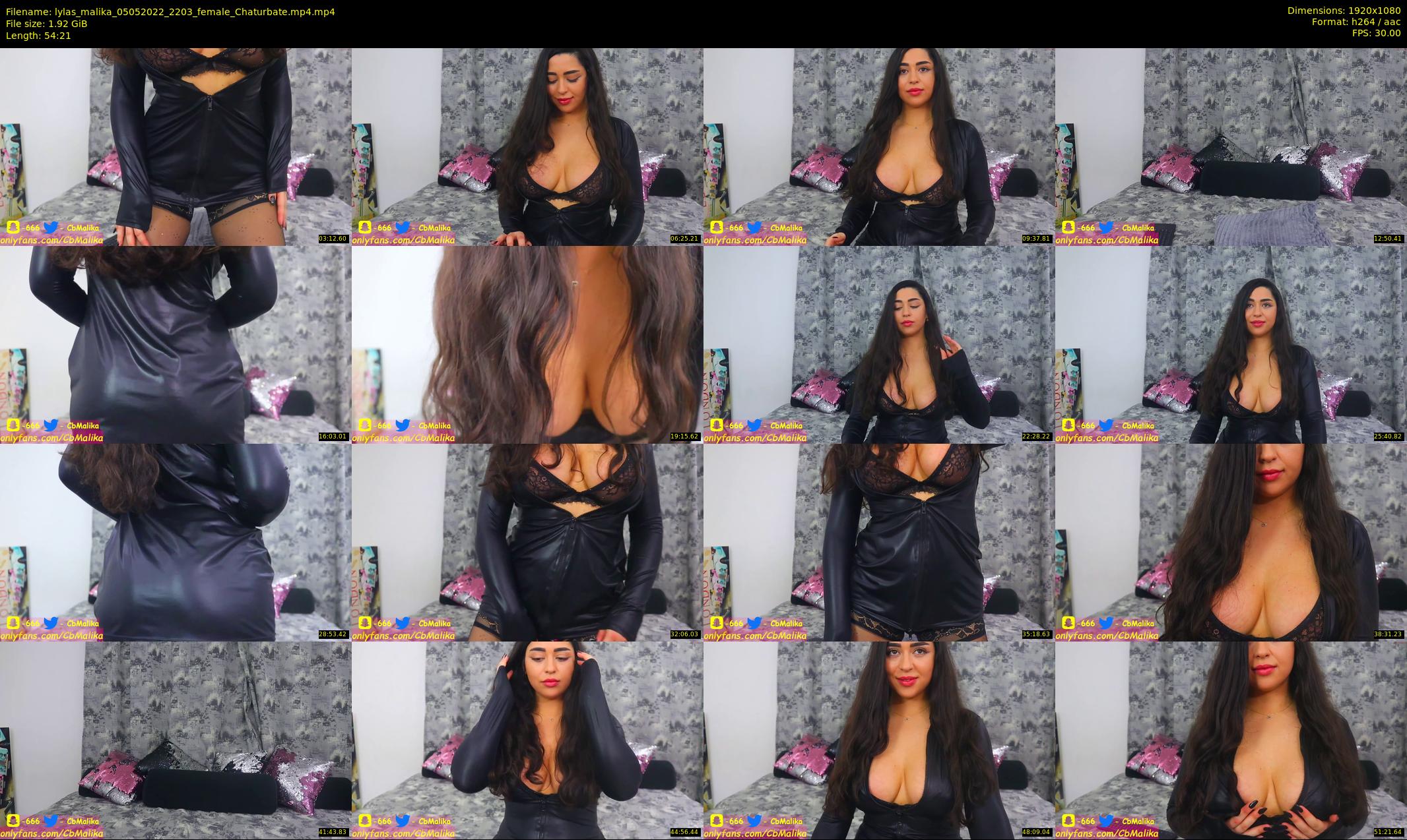 lylas_malika — 55 minute Chaturbate female cam show recording, 1080p, May 5, 2022