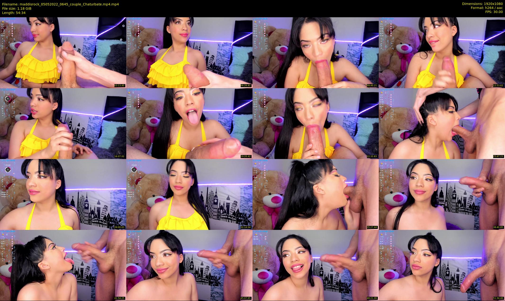 maddisrock — 55 minute Chaturbate couple cam show recording, 1080p, May 5, 2022