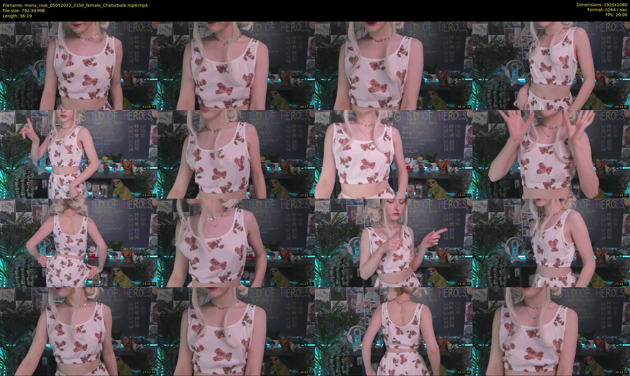 mana_rose — 37 minute Chaturbate female cam show recording, 1080p, May 5, 2022