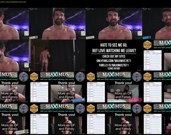 maximus_787 — 4 minute Chaturbate male cam show recording, 1080p, May 6, 2022