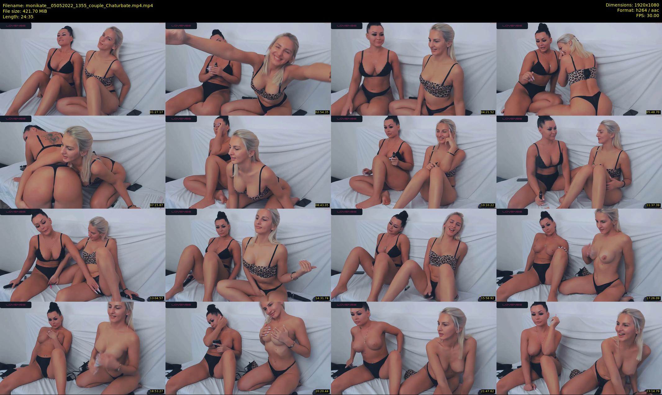 monikate_ — 25 minute Chaturbate couple cam show recording, 1080p, May 5, 2022