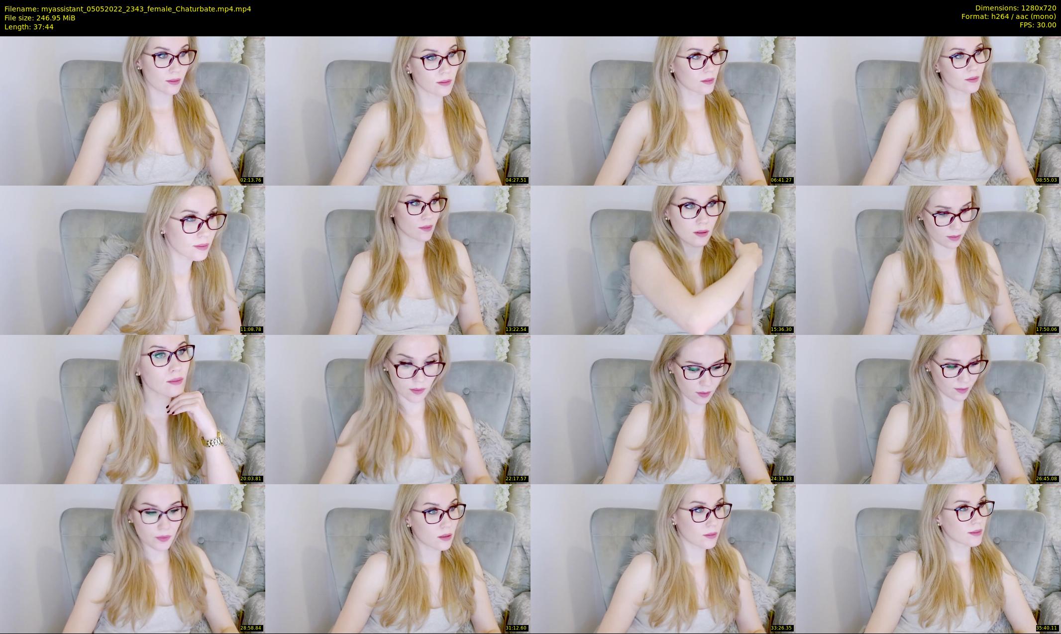 myassistant — 38 minute Chaturbate female cam show recording, 720p, May 5, 2022