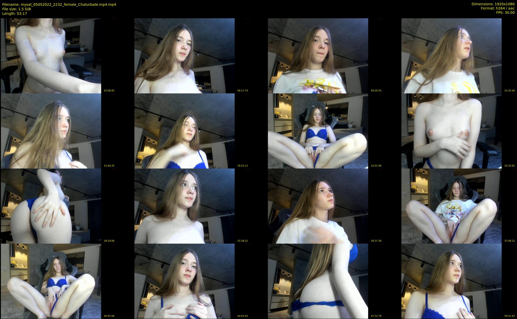 mysat — 54 minute Chaturbate female cam show recording, 1080p, May 5, 2022