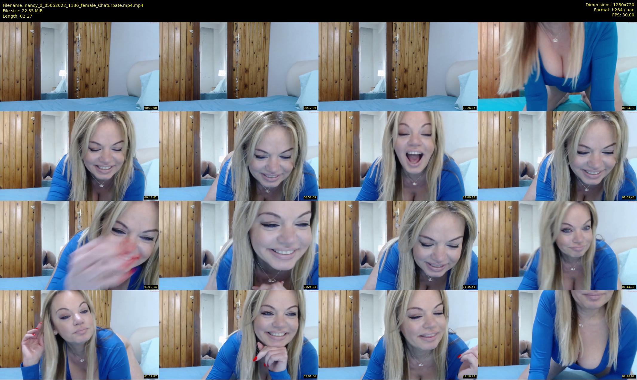 nancy_d — 3 minute Chaturbate female cam show recording, 720p, May 5, 2022