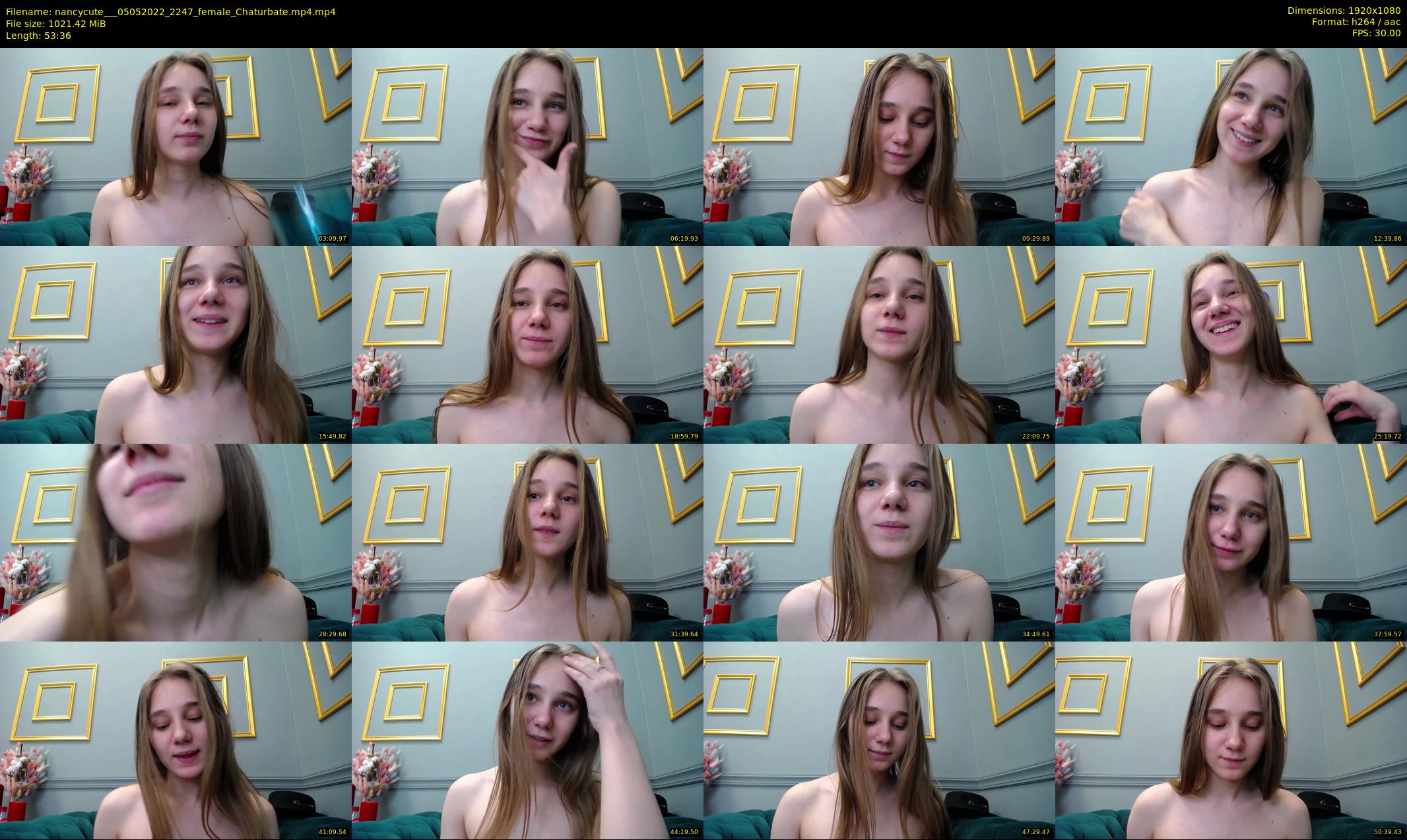 nancycute__ — 54 minute Chaturbate female cam show recording, 1080p, May 5, 2022