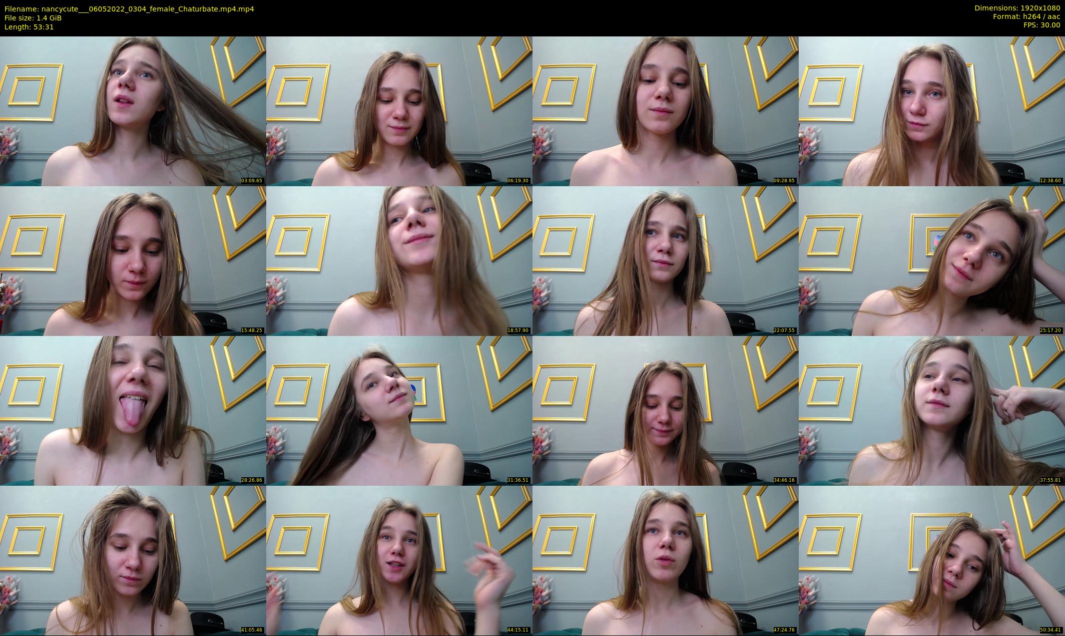 nancycute__ — 54 minute Chaturbate female cam show recording, 1080p, May 6, 2022