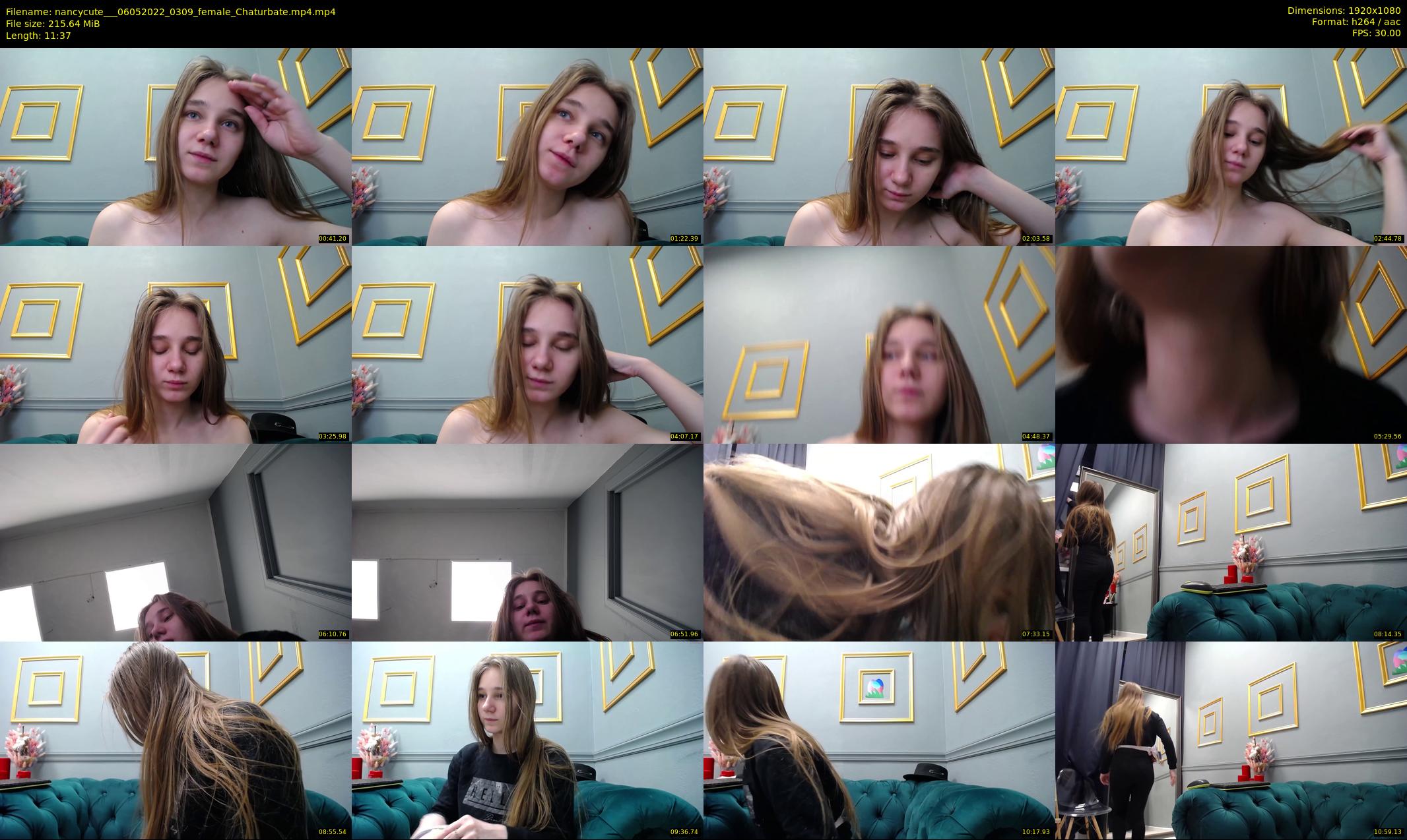 nancycute__ — 12 minute Chaturbate female cam show recording, 1080p, May 6, 2022
