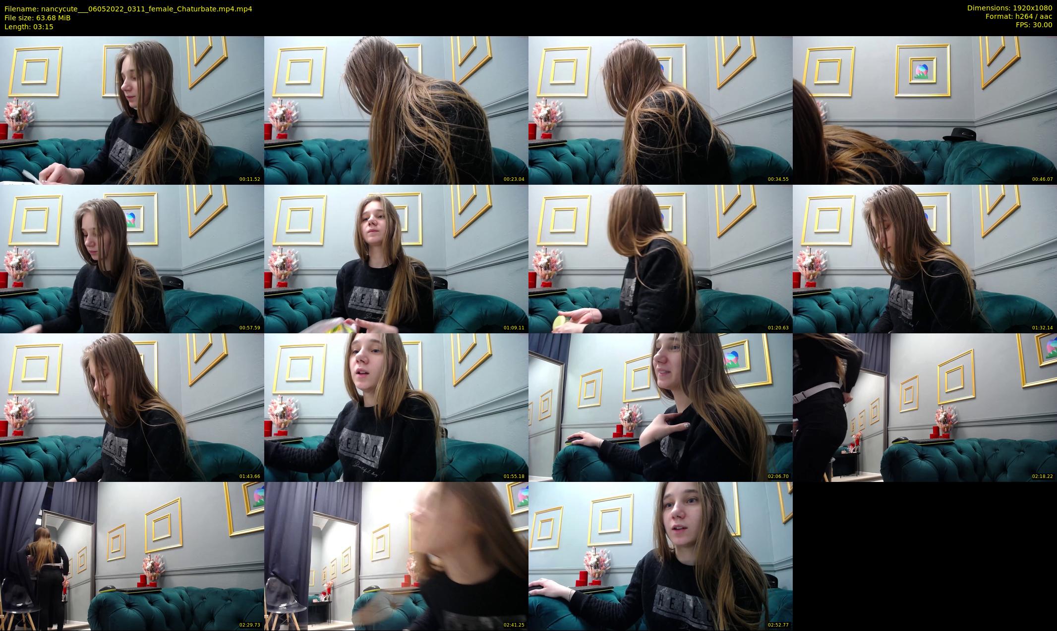 nancycute__ — 4 minute Chaturbate female cam show recording, 1080p, May 6, 2022