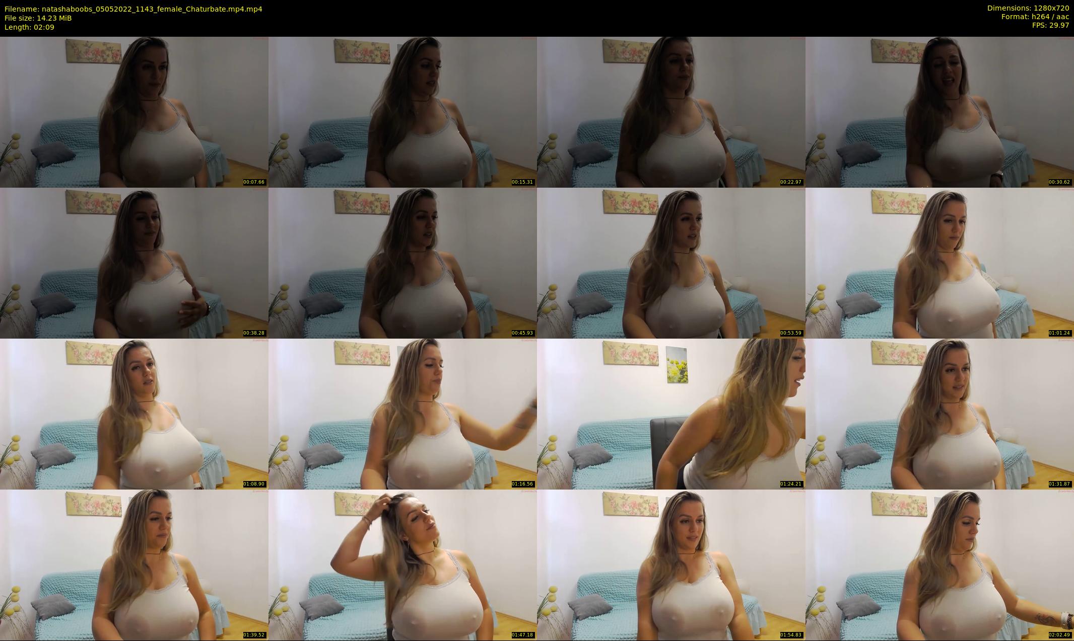 natashaboobs — 3 minute Chaturbate female cam show recording, 720p, May 5, 2022