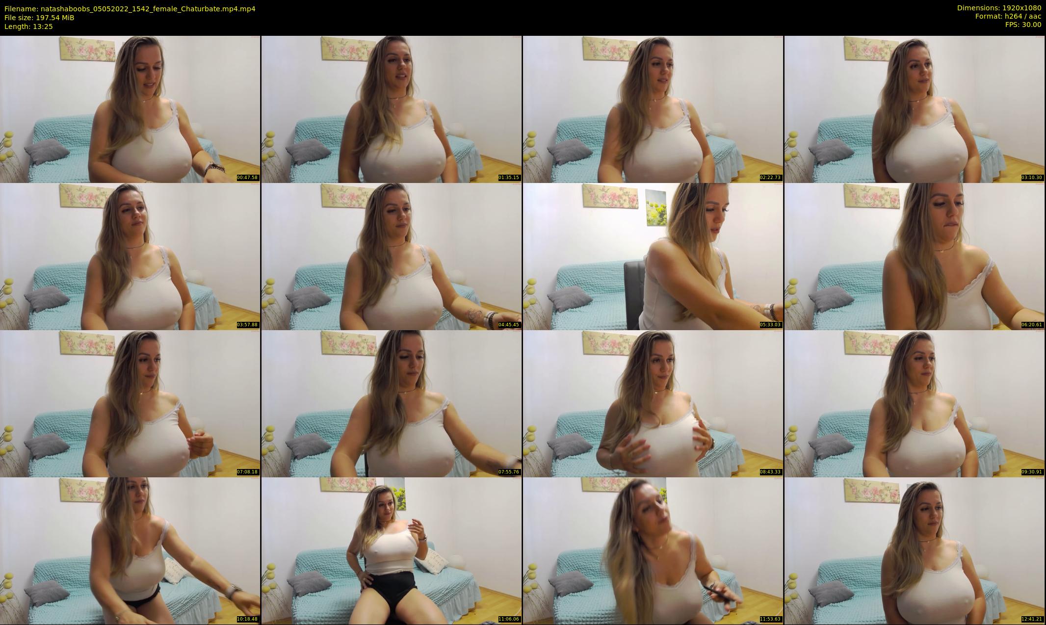 natashaboobs — 14 minute Chaturbate female cam show recording, 1080p, May 5, 2022