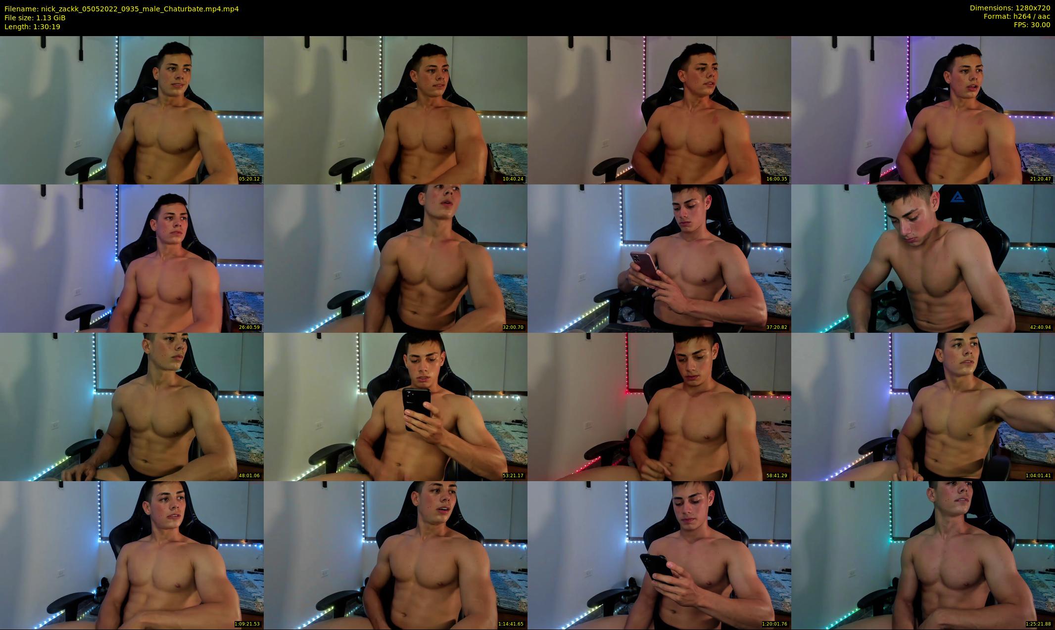 nick_zackk — 91 minute Chaturbate male cam show recording, 720p, May 5, 2022