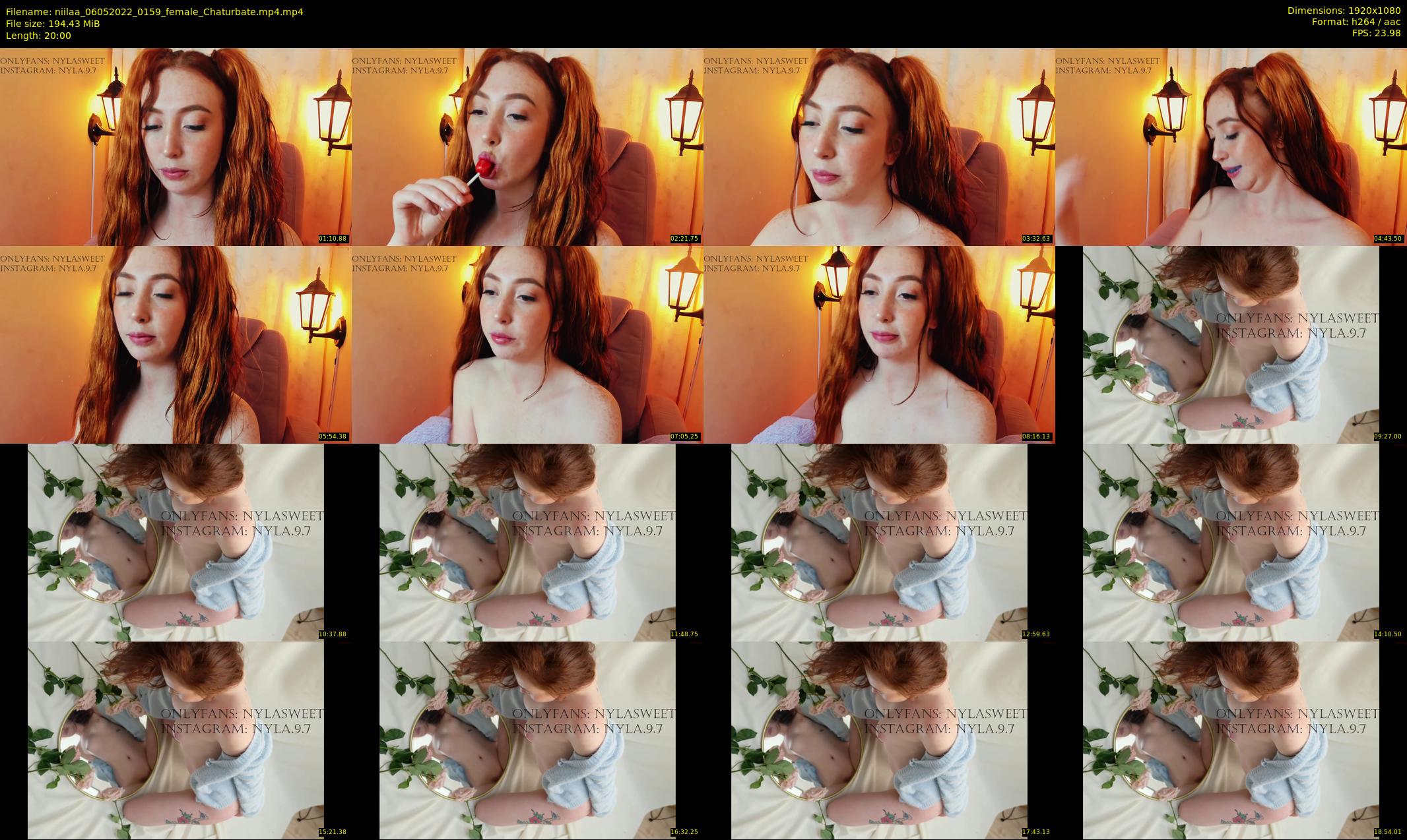 niilaa — 20 minute Chaturbate female cam show recording, 1080p, May 6, 2022