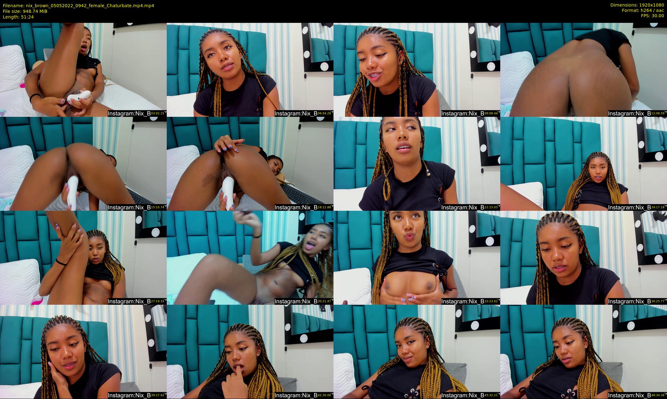 nix_brown — 52 minute Chaturbate female cam show recording, 1080p, May 5, 2022