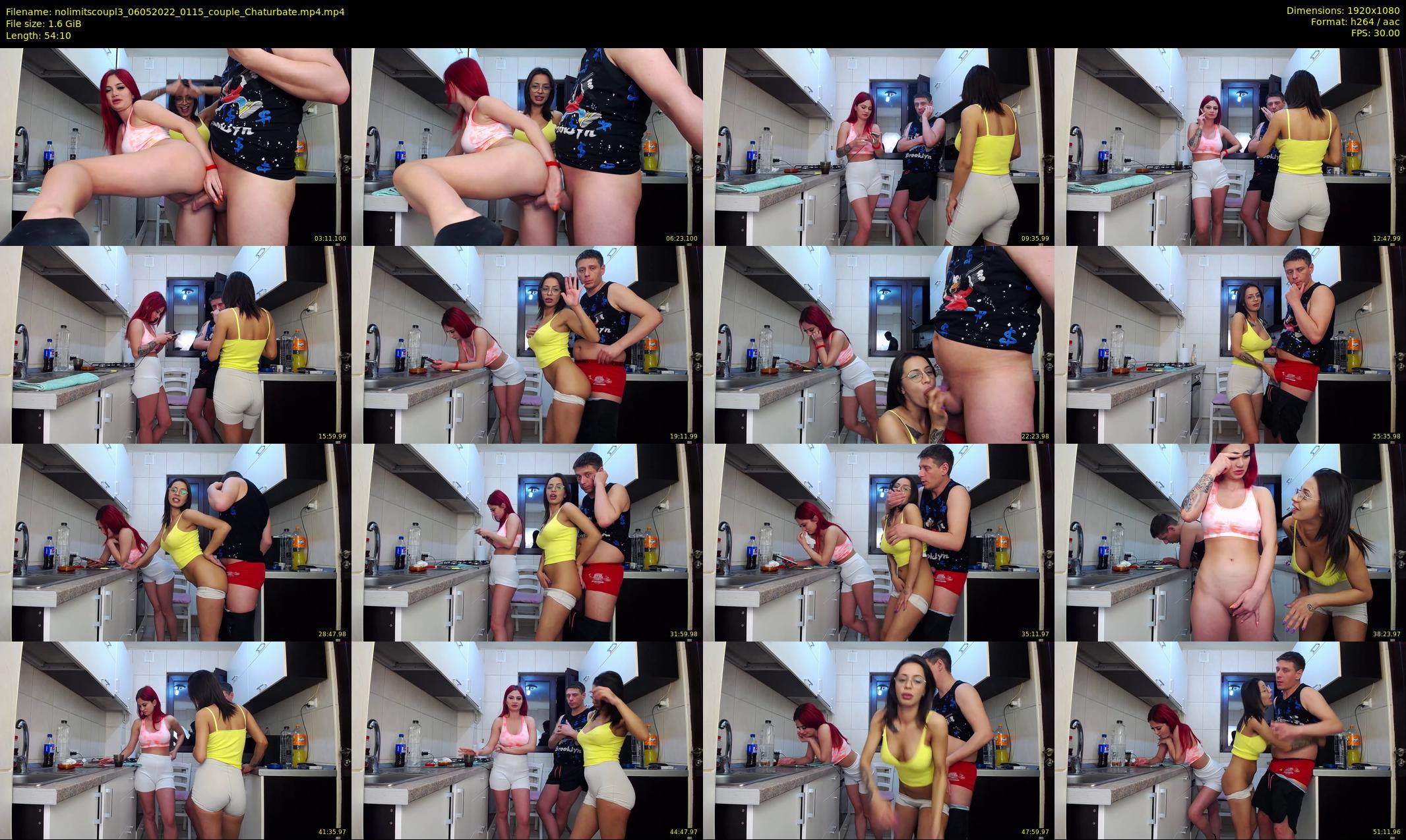 nolimitscoupl3 — 55 minute Chaturbate couple cam show recording, 1080p, May 6, 2022