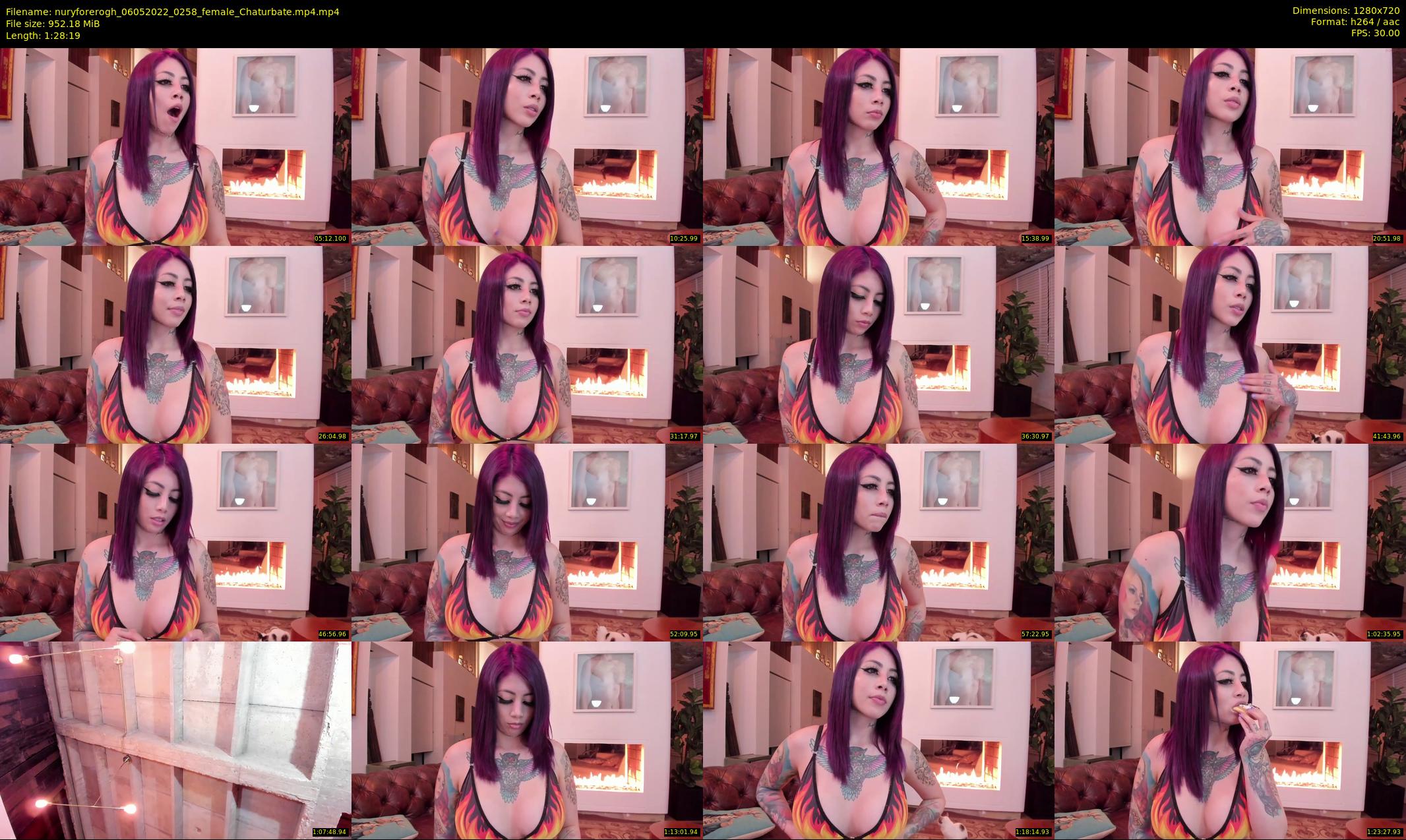 nuryforerogh — 89 minute Chaturbate female cam show recording, 720p, May 6, 2022