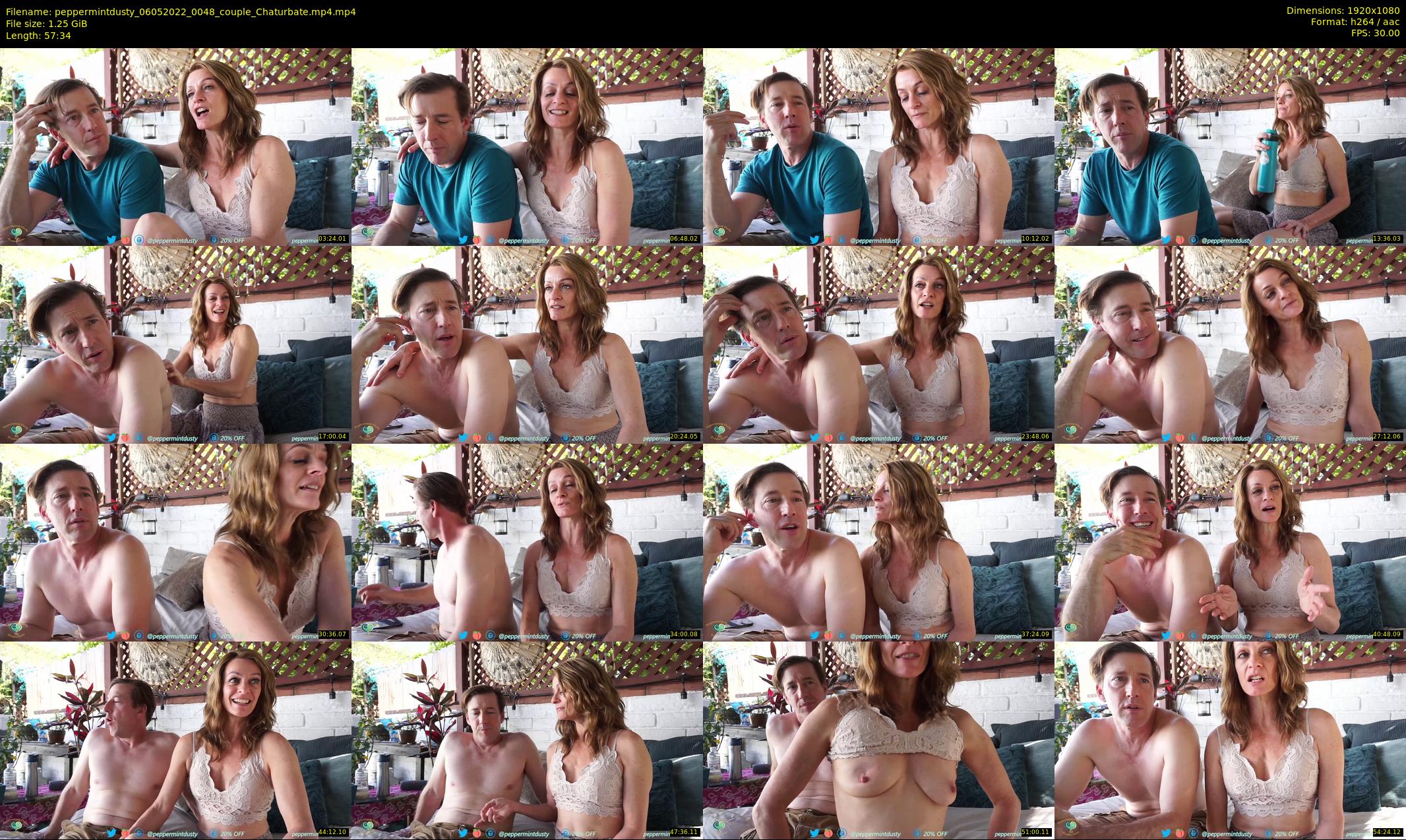 peppermintdusty — 58 minute Chaturbate couple cam show recording, 1080p, May 6, 2022