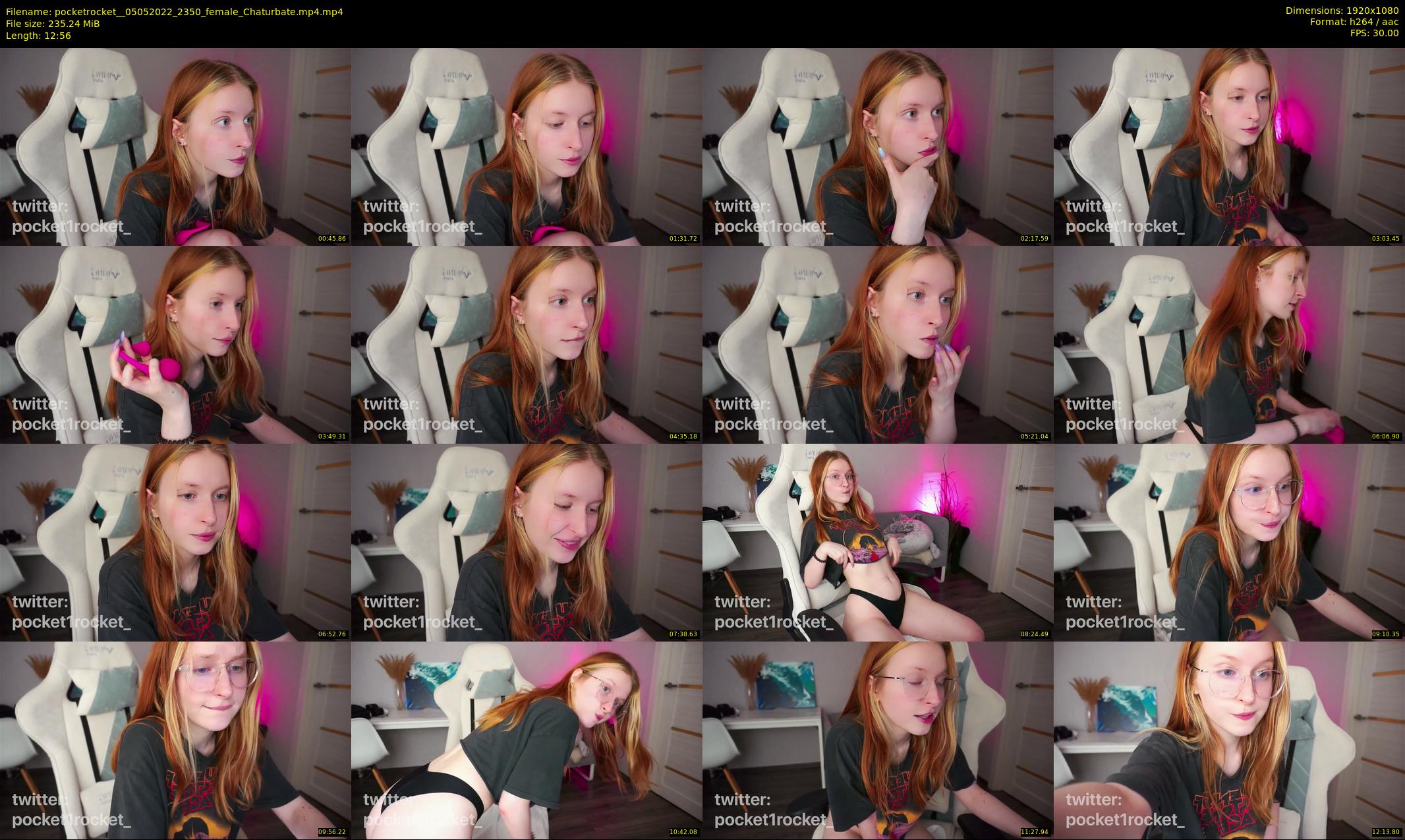 pocketrocket_ — 13 minute Chaturbate female cam show recording, 1080p, May 5, 2022