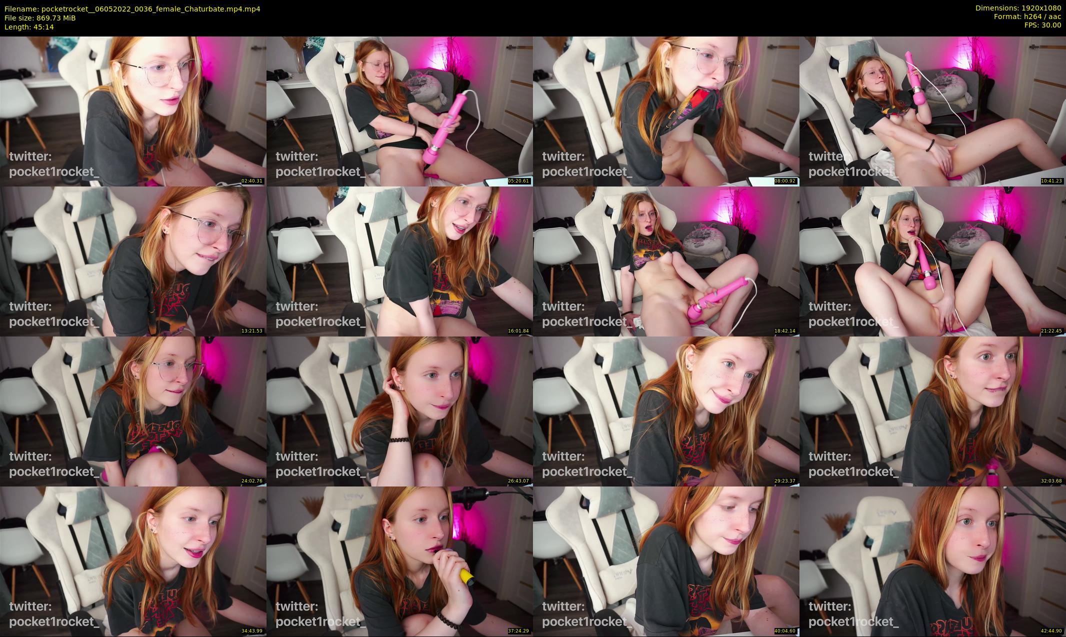 pocketrocket_ — 46 minute Chaturbate female cam show recording, 1080p, May 6, 2022