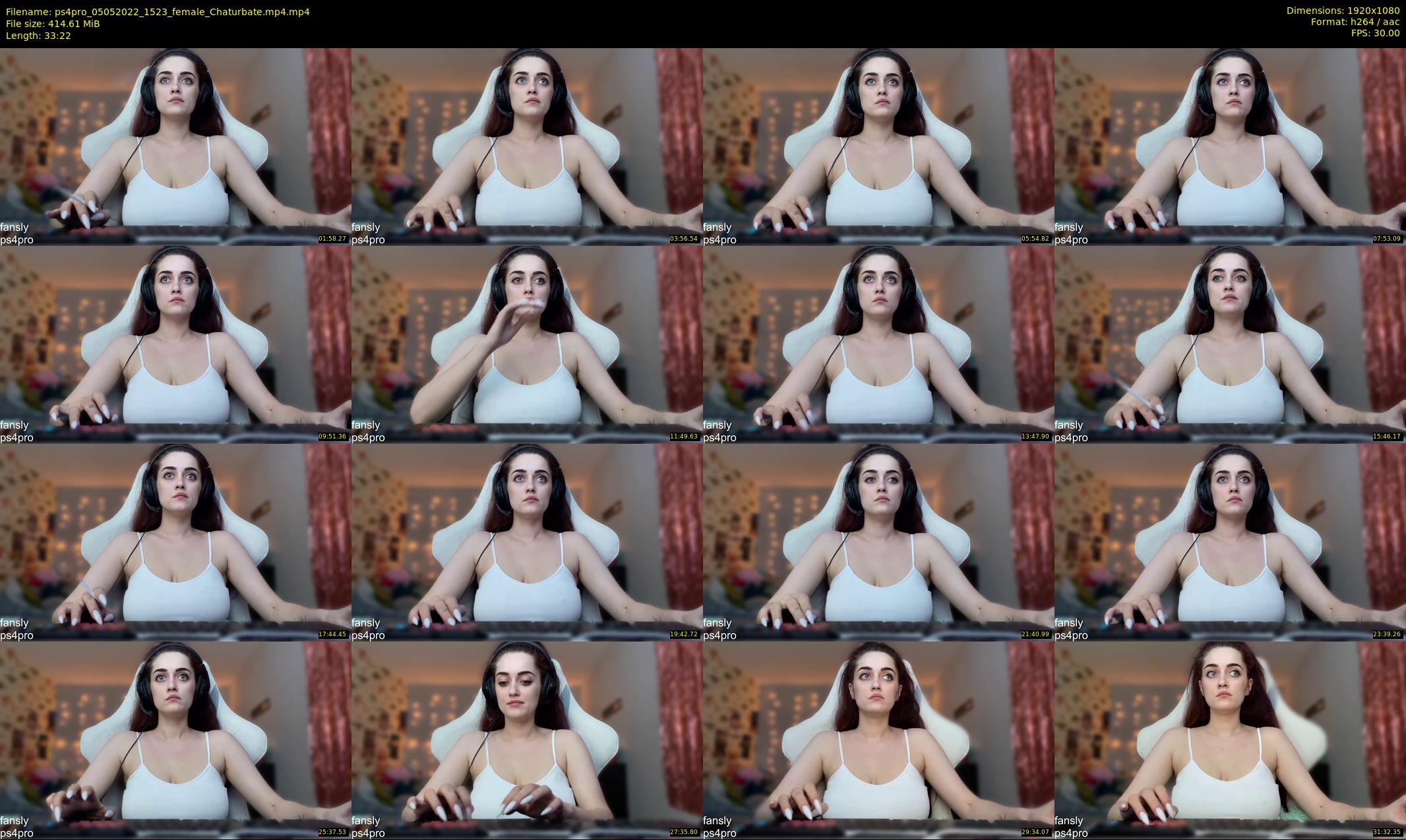 ps4pro — 34 minute Chaturbate female cam show recording, 1080p, May 5, 2022