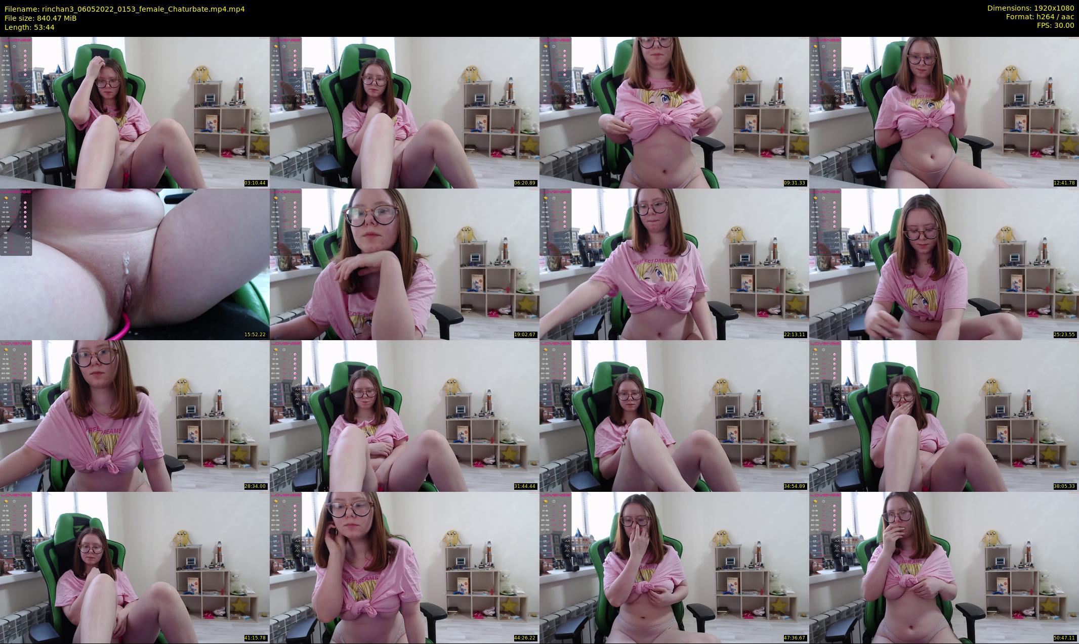 rinchan3 — 54 minute Chaturbate female cam show recording, 1080p, May 6, 2022