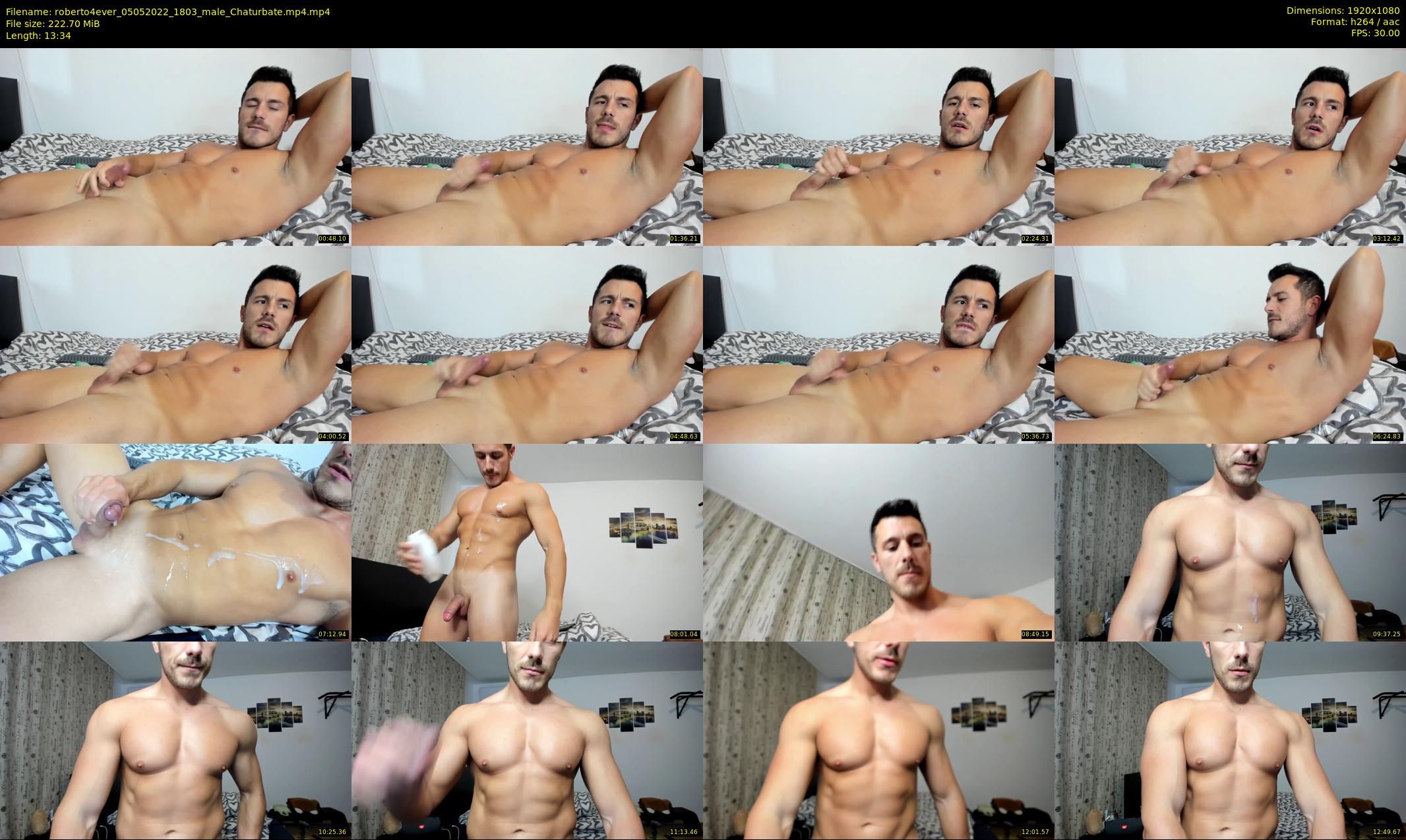 roberto4ever — 14 minute Chaturbate male cam show recording, 1080p, May 5, 2022