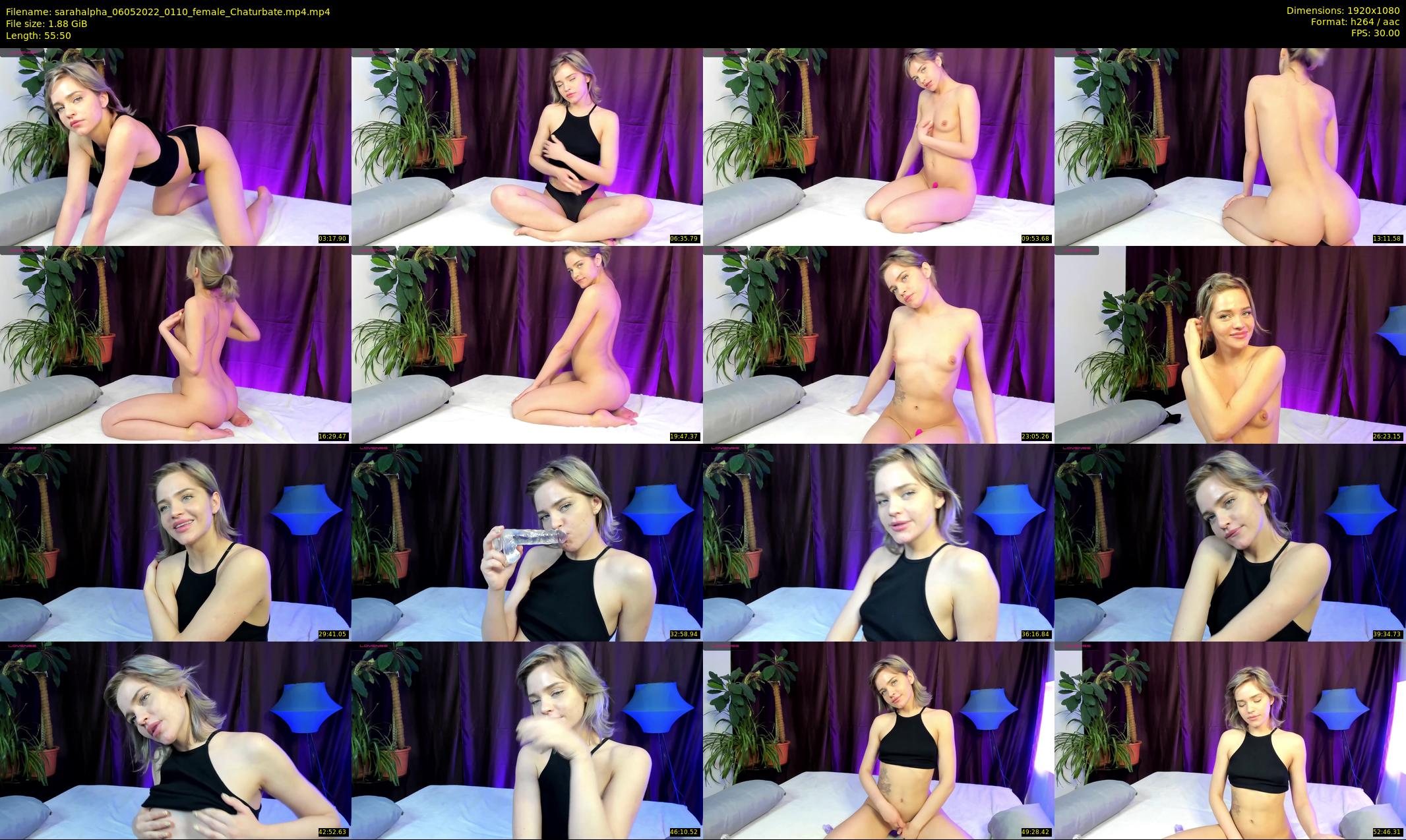 sarahalpha — 56 minute Chaturbate couple cam show recording, 1080p, May 6, 2022