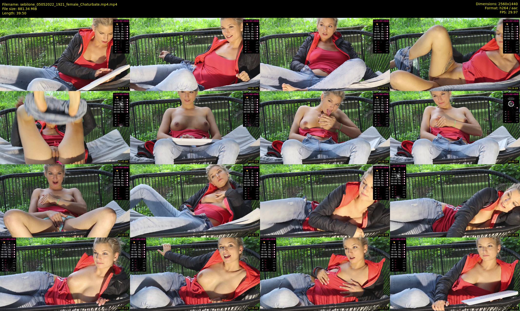 sebilone — 40 minute Chaturbate couple cam show recording, 1080p, May 5, 2022