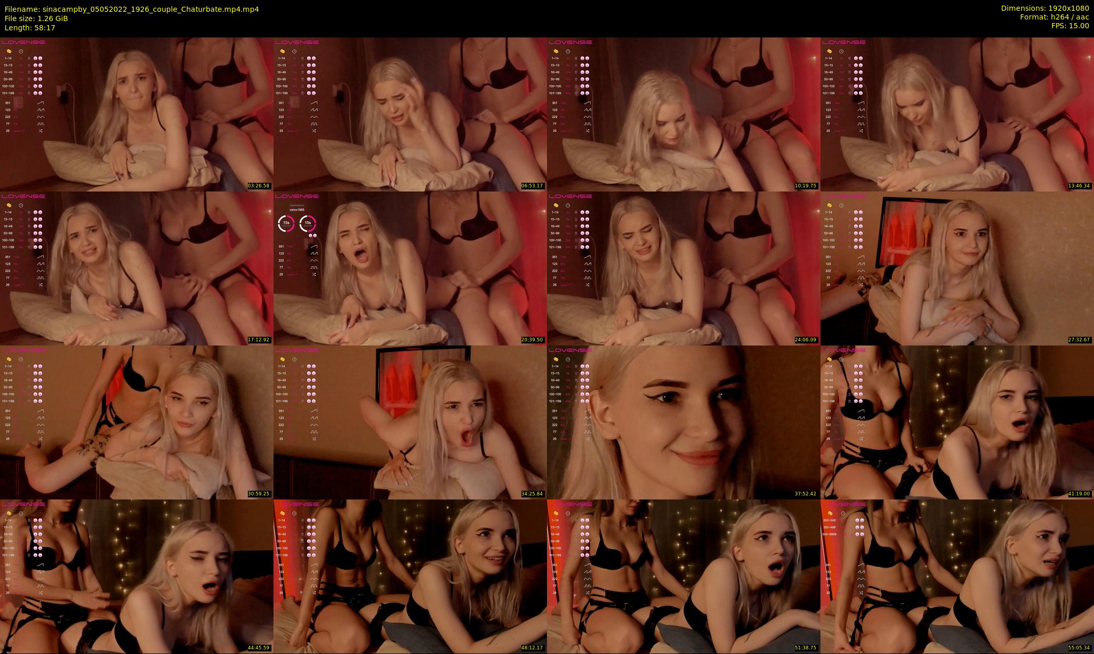 sinacampby — 59 minute Chaturbate couple cam show recording, 1080p, May 5, 2022