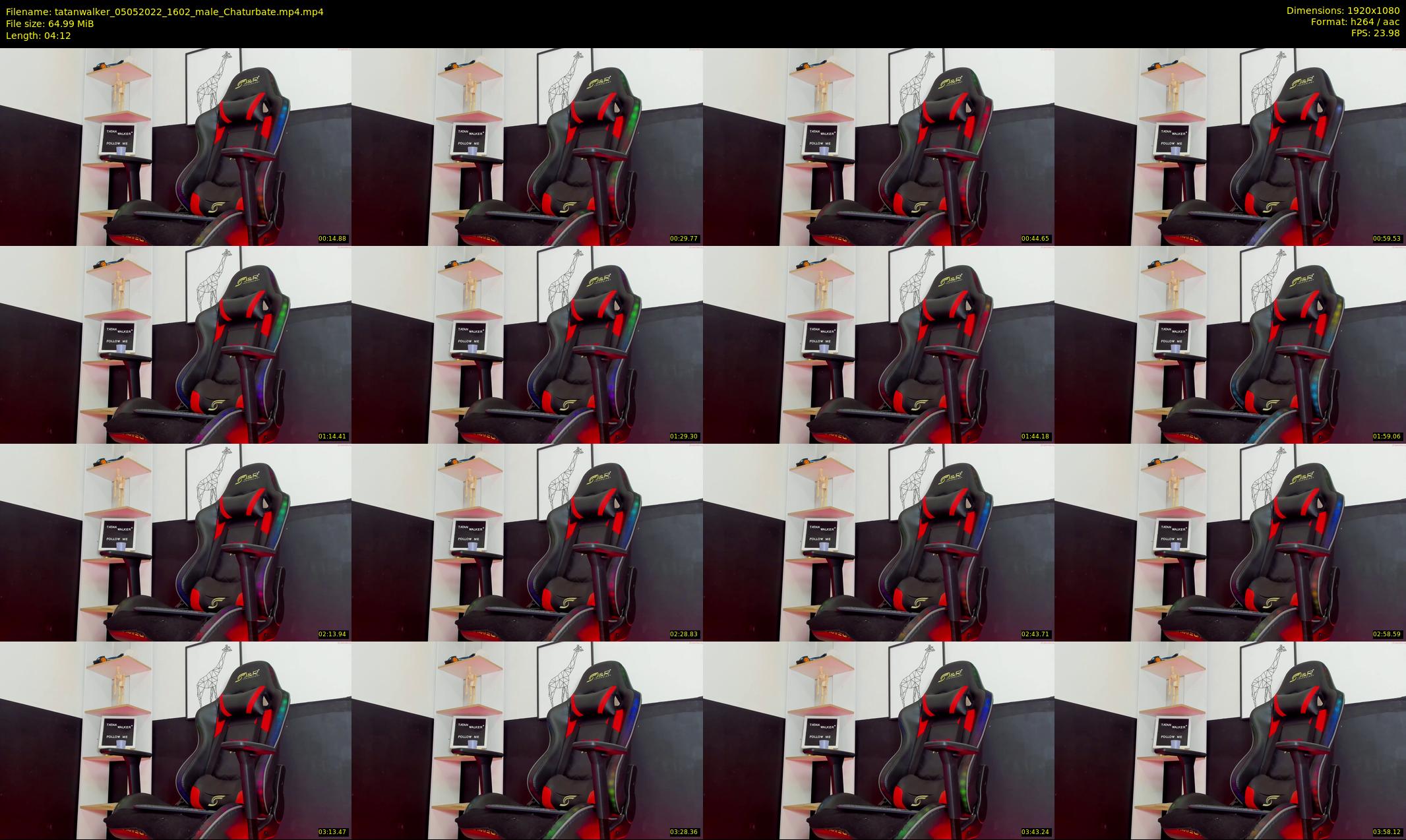 tatanwalker — 5 minute Chaturbate male cam show recording, 1080p, May 5, 2022