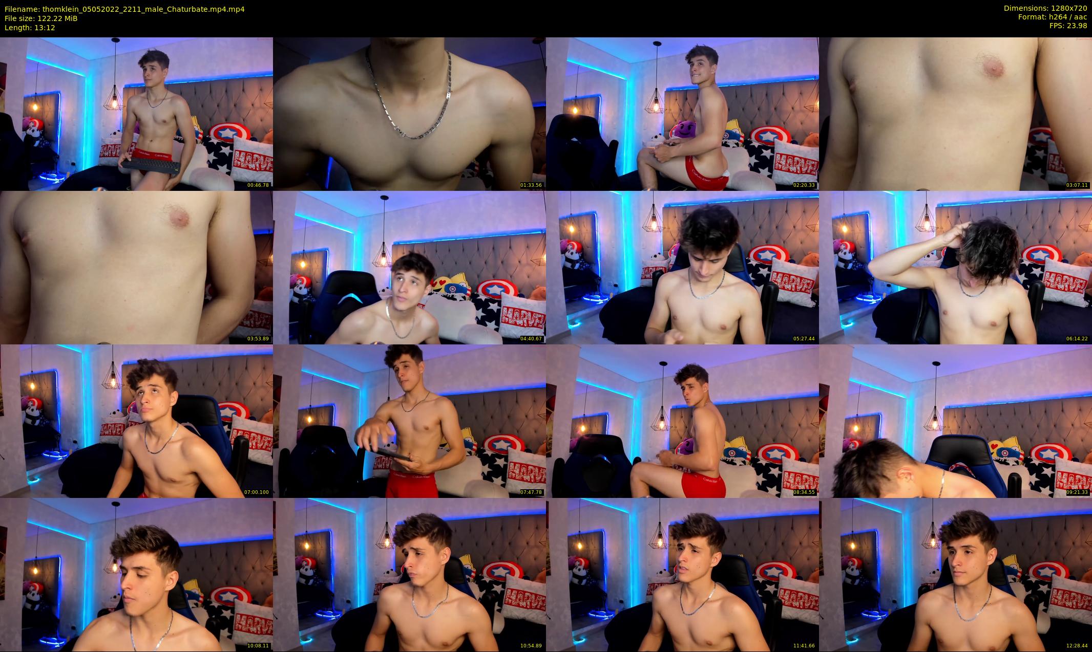 thomklein — 14 minute Chaturbate male cam show recording, 720p, May 5, 2022