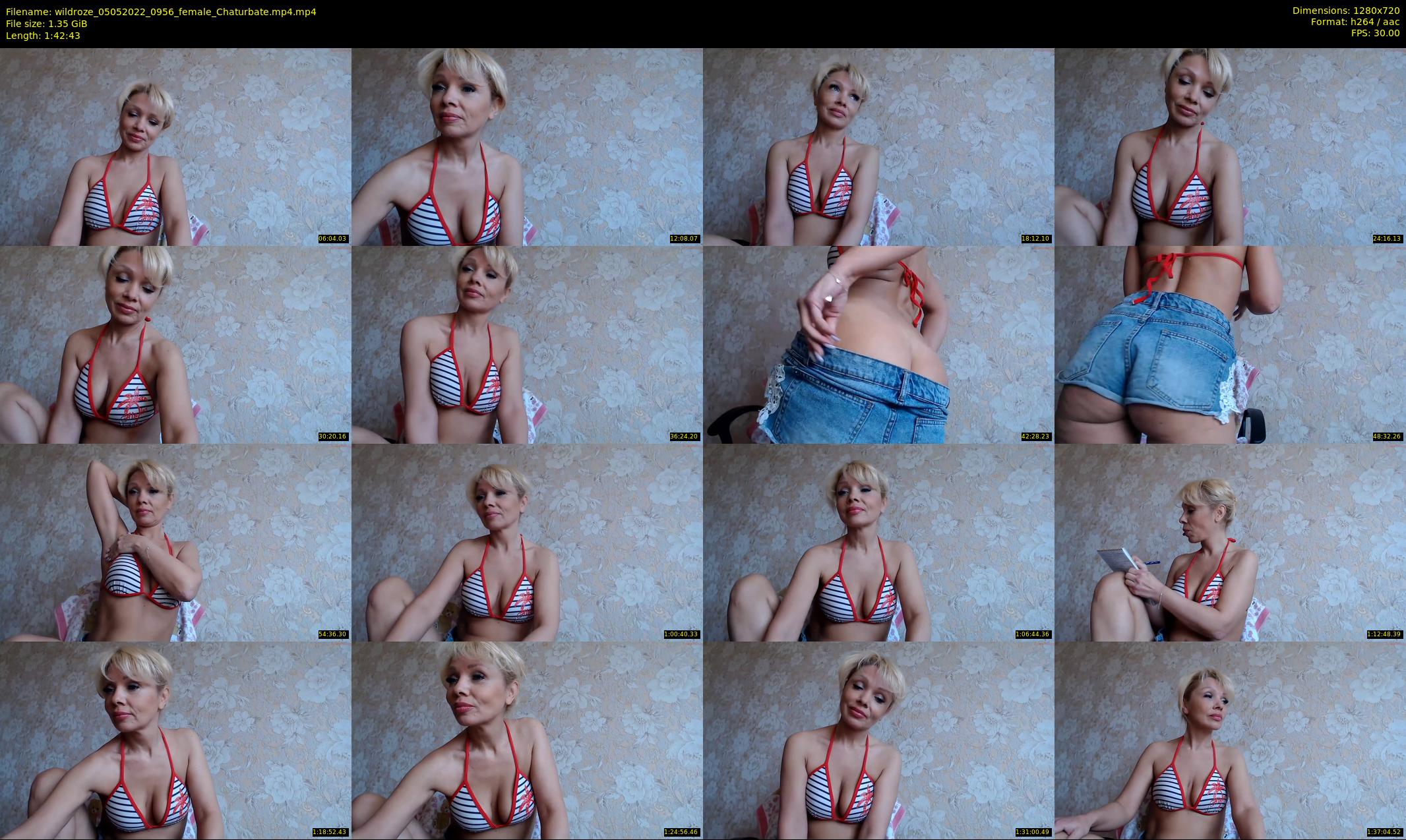 wildroze — 103 minute Chaturbate female cam show recording, 720p, May 5, 2022