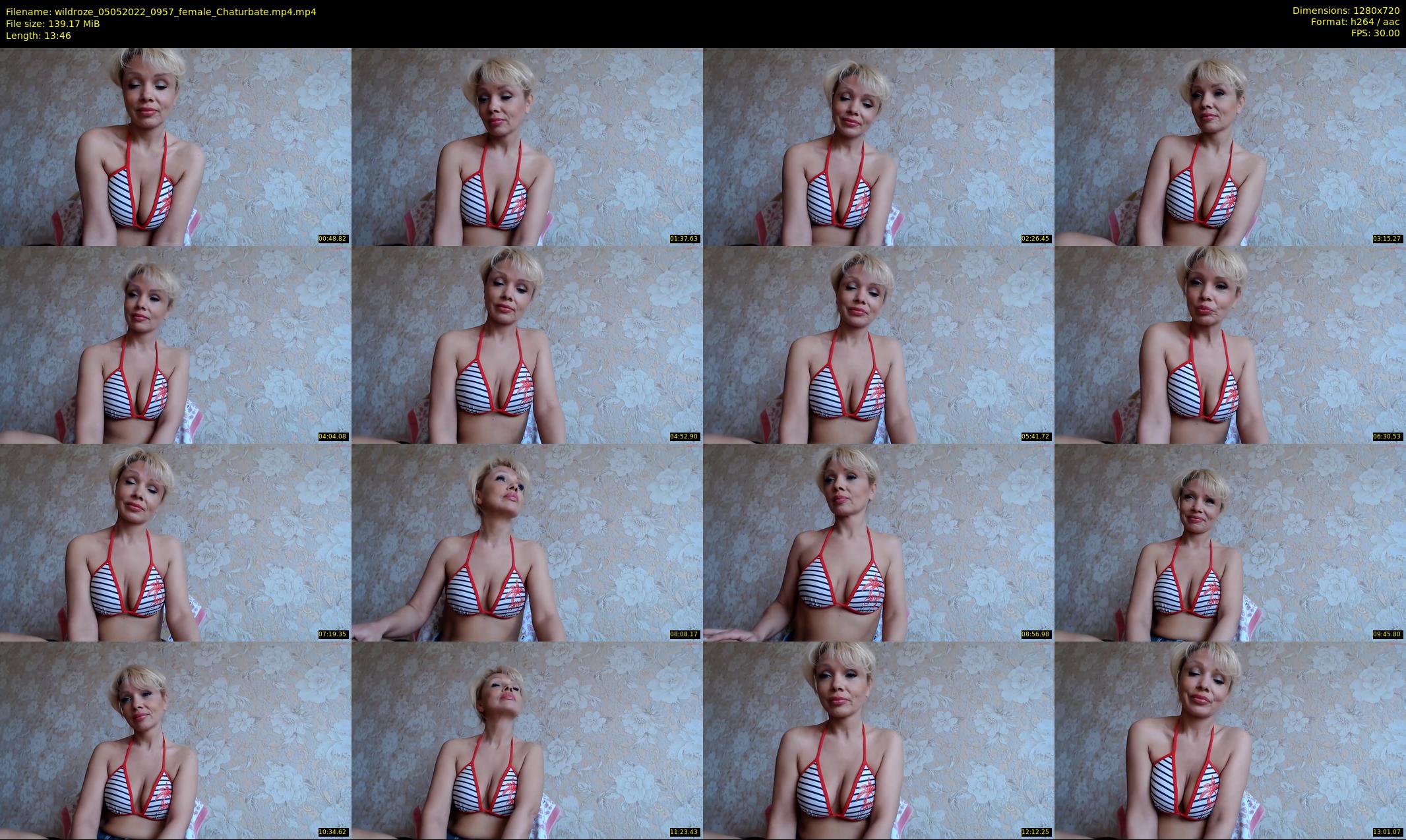 wildroze — 14 minute Chaturbate female cam show recording, 720p, May 5, 2022