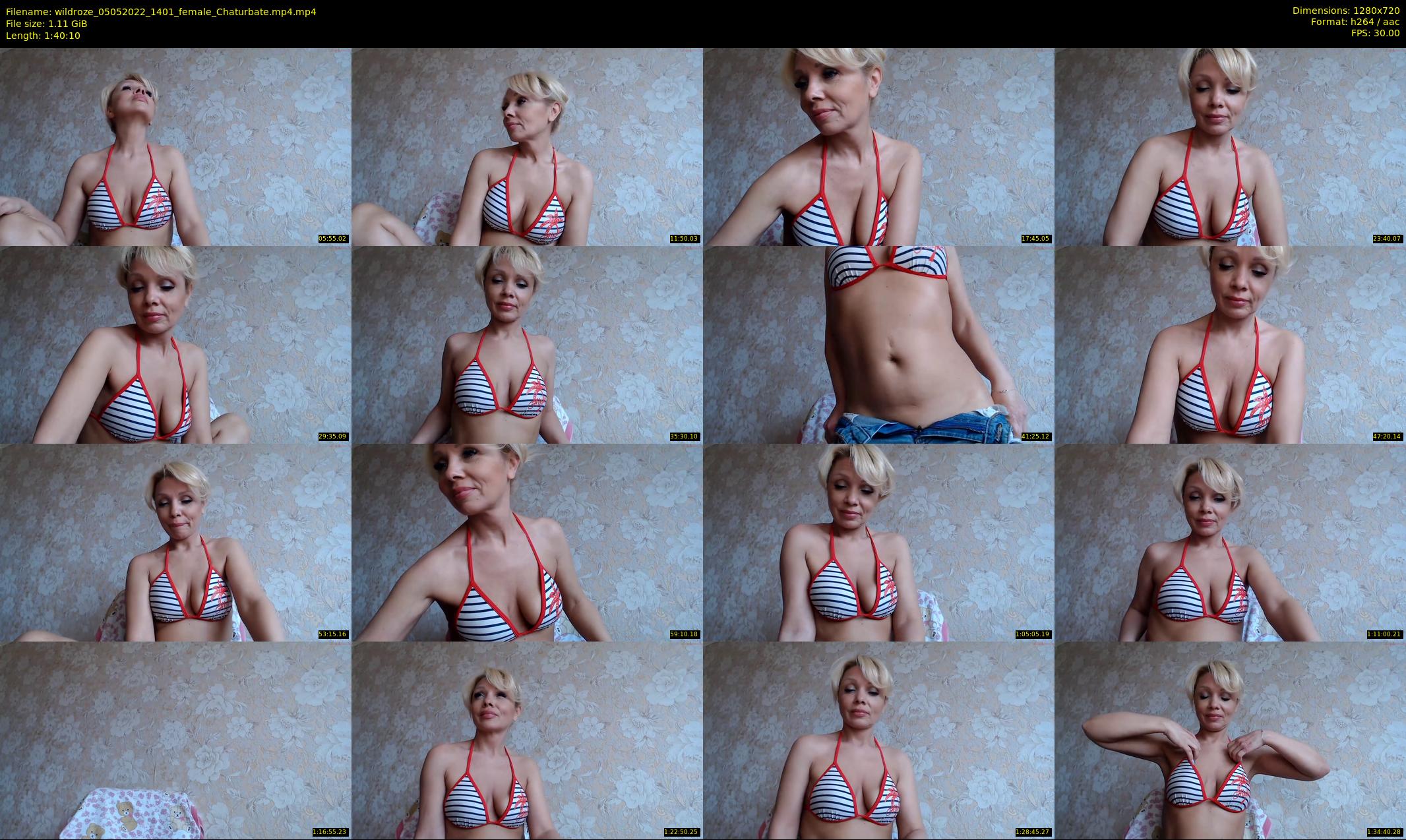 wildroze — 101 minute Chaturbate female cam show recording, 720p, May 5, 2022