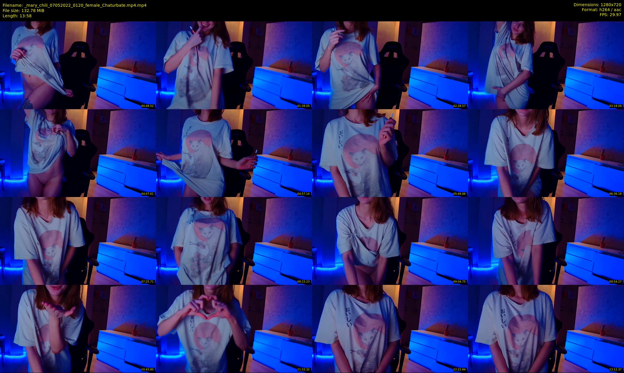 _mary_chili — 14 minute Chaturbate female cam show recording, 720p, May 7, 2022