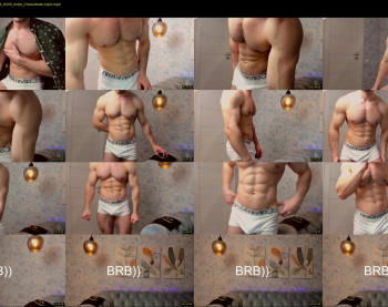 adam_muscle_ — 56 minute Chaturbate male cam show recording, 1080p, May 7, 2022