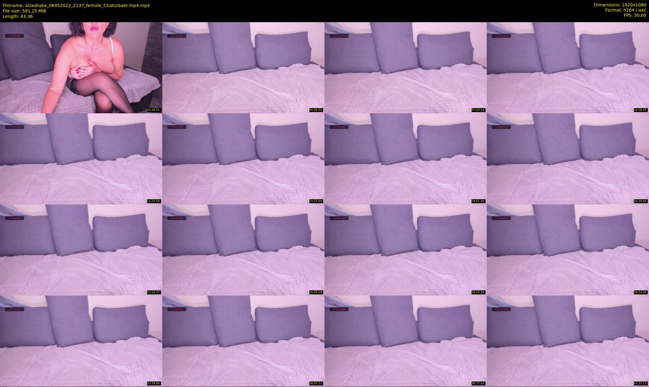 aizashake — 44 minute Chaturbate female cam show recording, 1080p, May 6, 2022