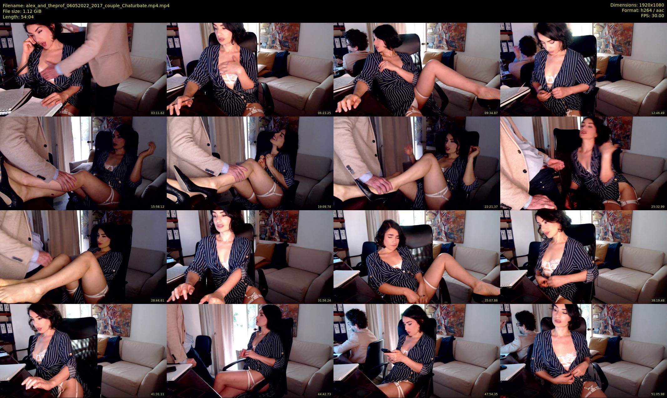 alex_and_theprof — 55 minute Chaturbate couple cam show recording, 1080p, May 6, 2022