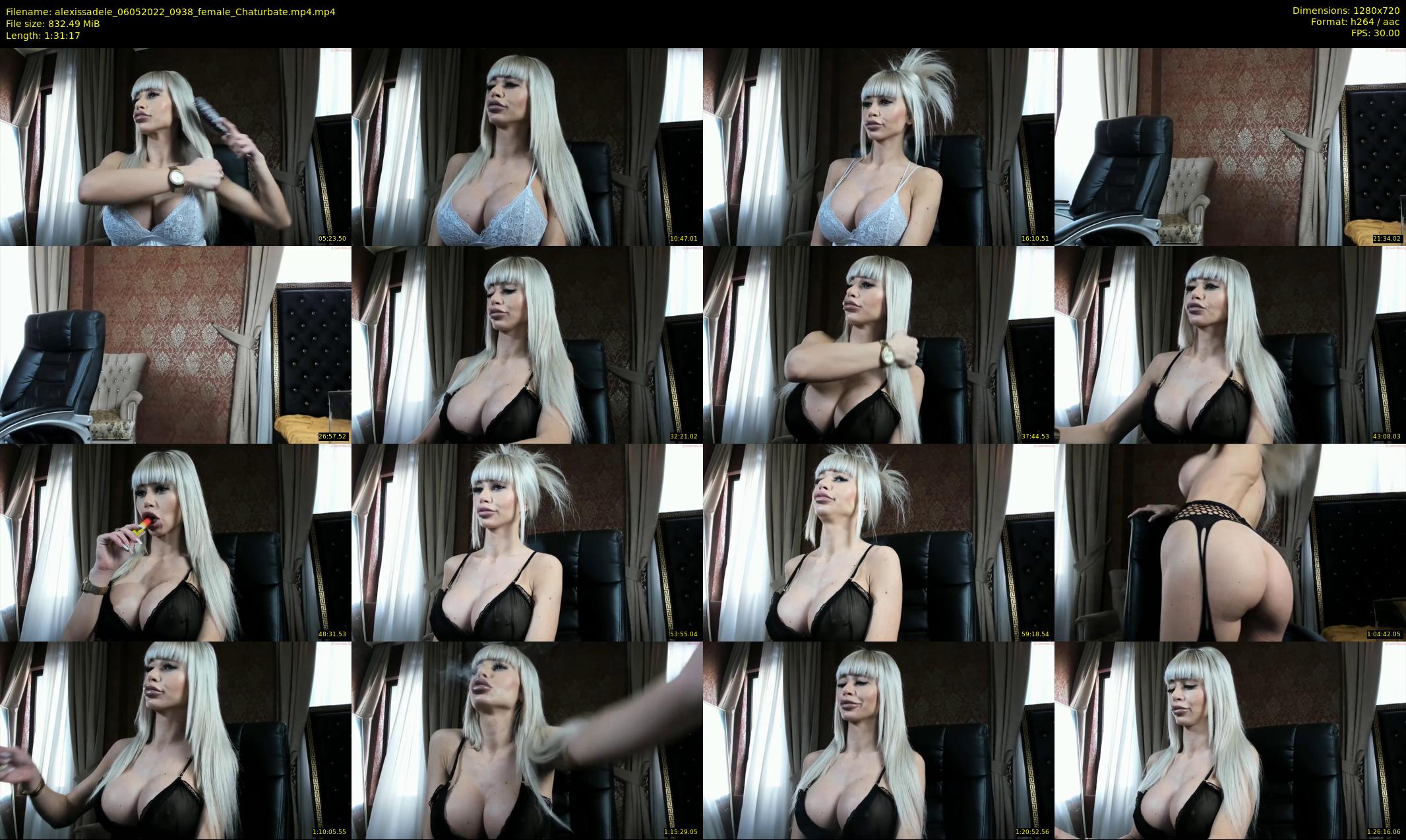 alexissadele — 92 minute Chaturbate female cam show recording, 720p, May 6, 2022