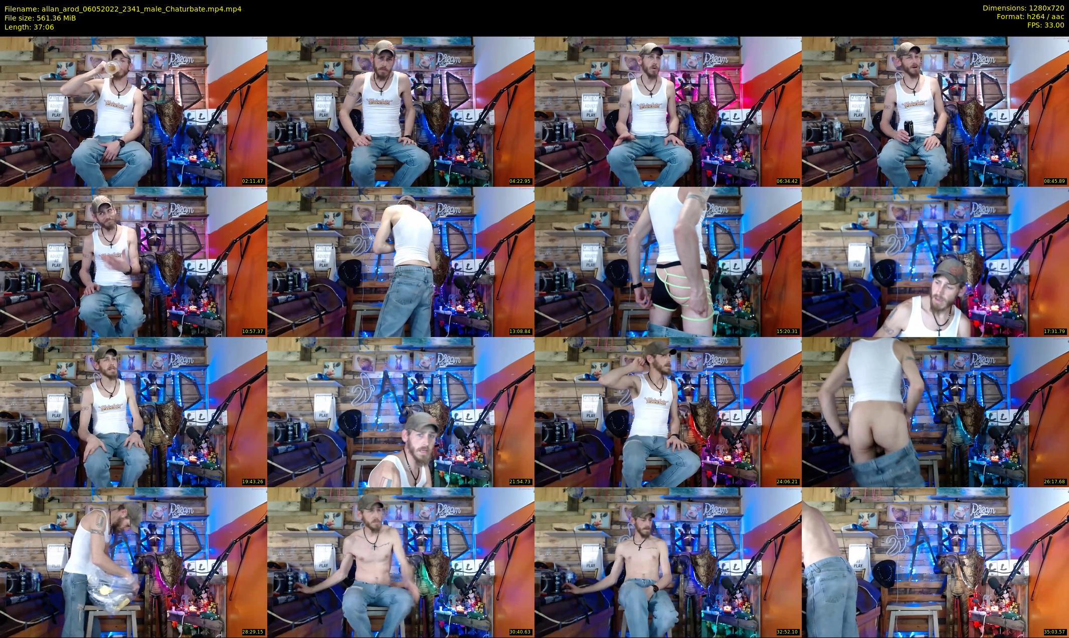allan_arod — 38 minute Chaturbate male cam show recording, 720p, May 6, 2022