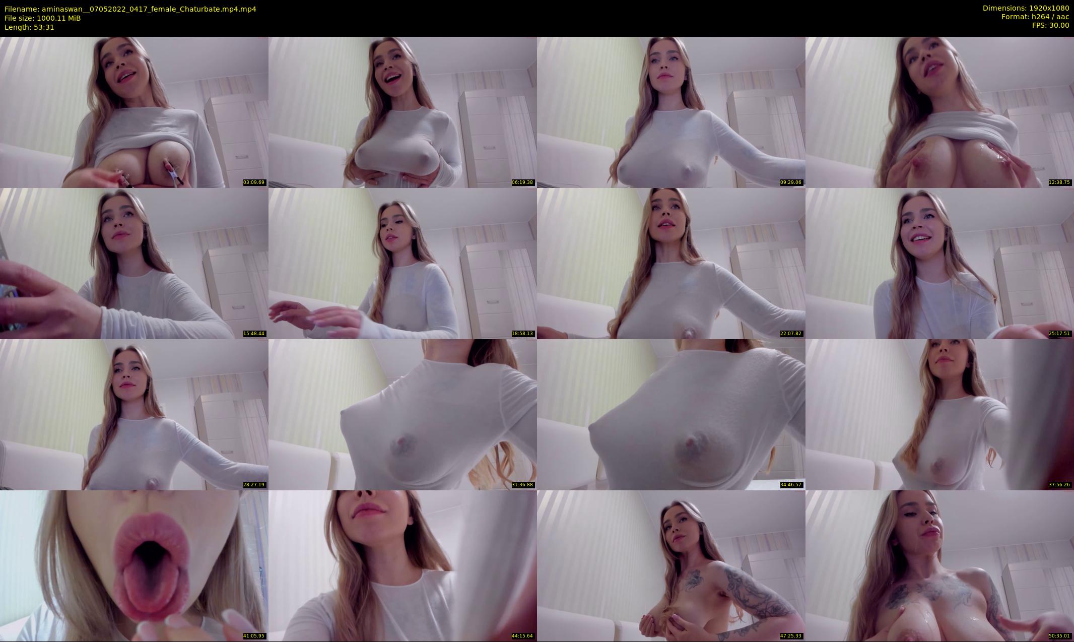 aminaswan_ — 54 minute Chaturbate female cam show recording, 1080p, May 7, 2022
