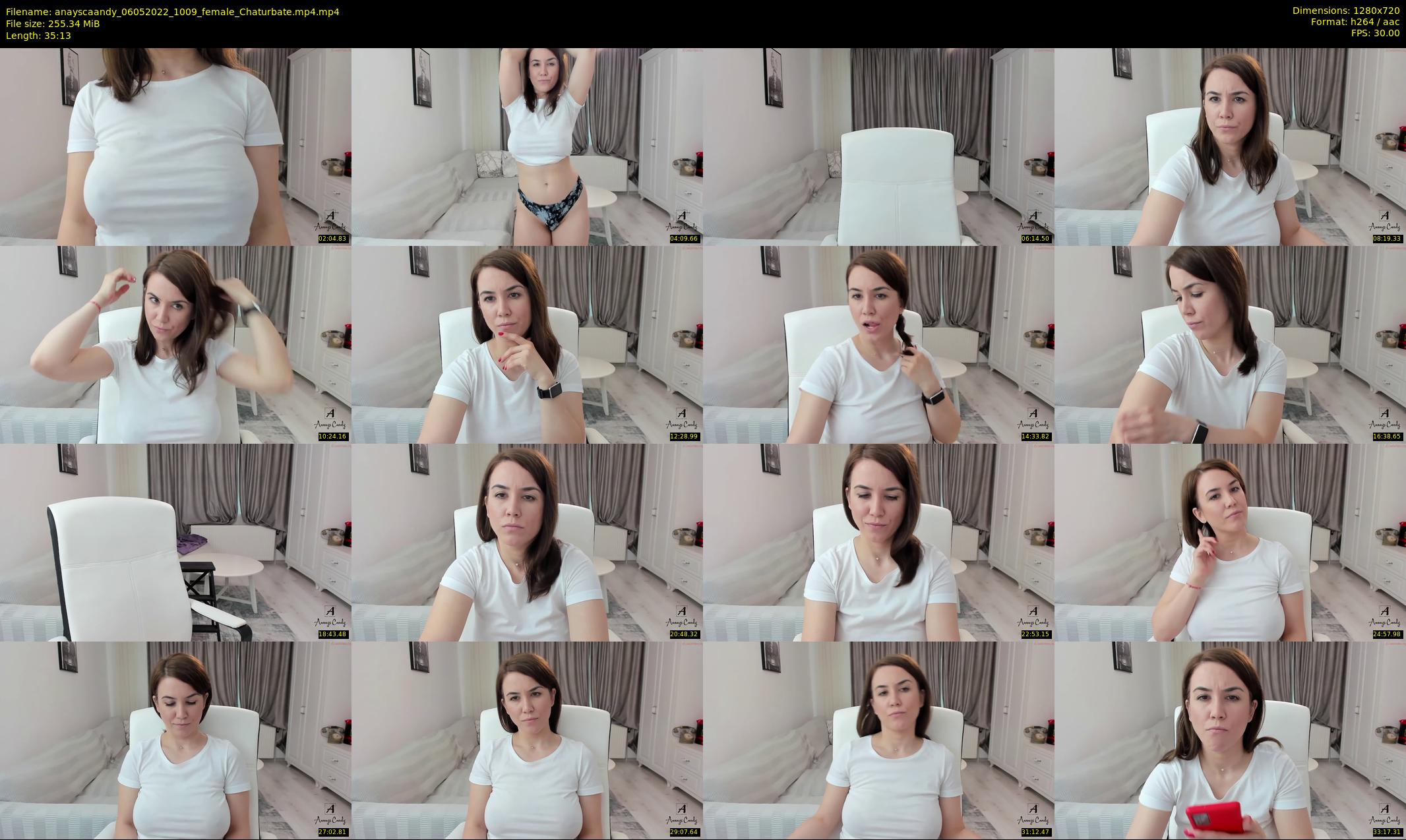 anayscaandy — 36 minute Chaturbate female cam show recording, 720p, May 6, 2022
