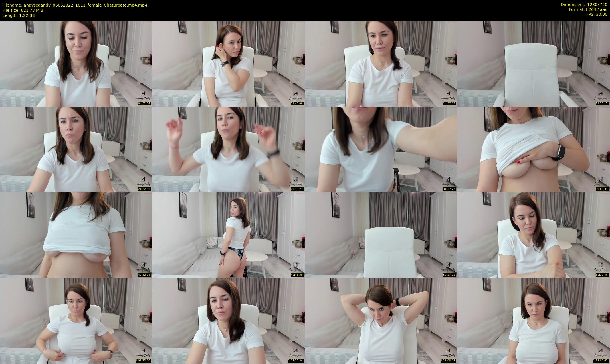 anayscaandy — 83 minute Chaturbate female cam show recording, 720p, May 6, 2022