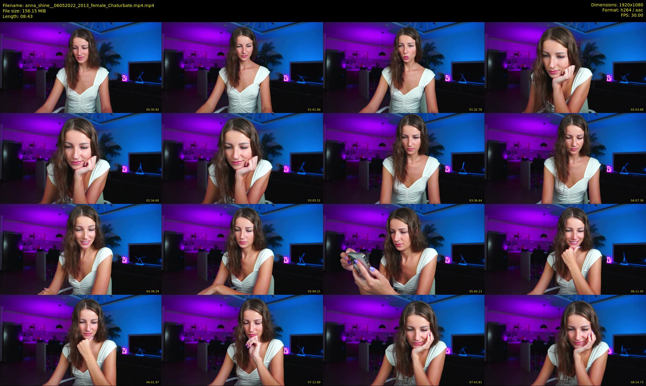 anna_shine_ — 9 minute Chaturbate female cam show recording, 1080p, May 6, 2022