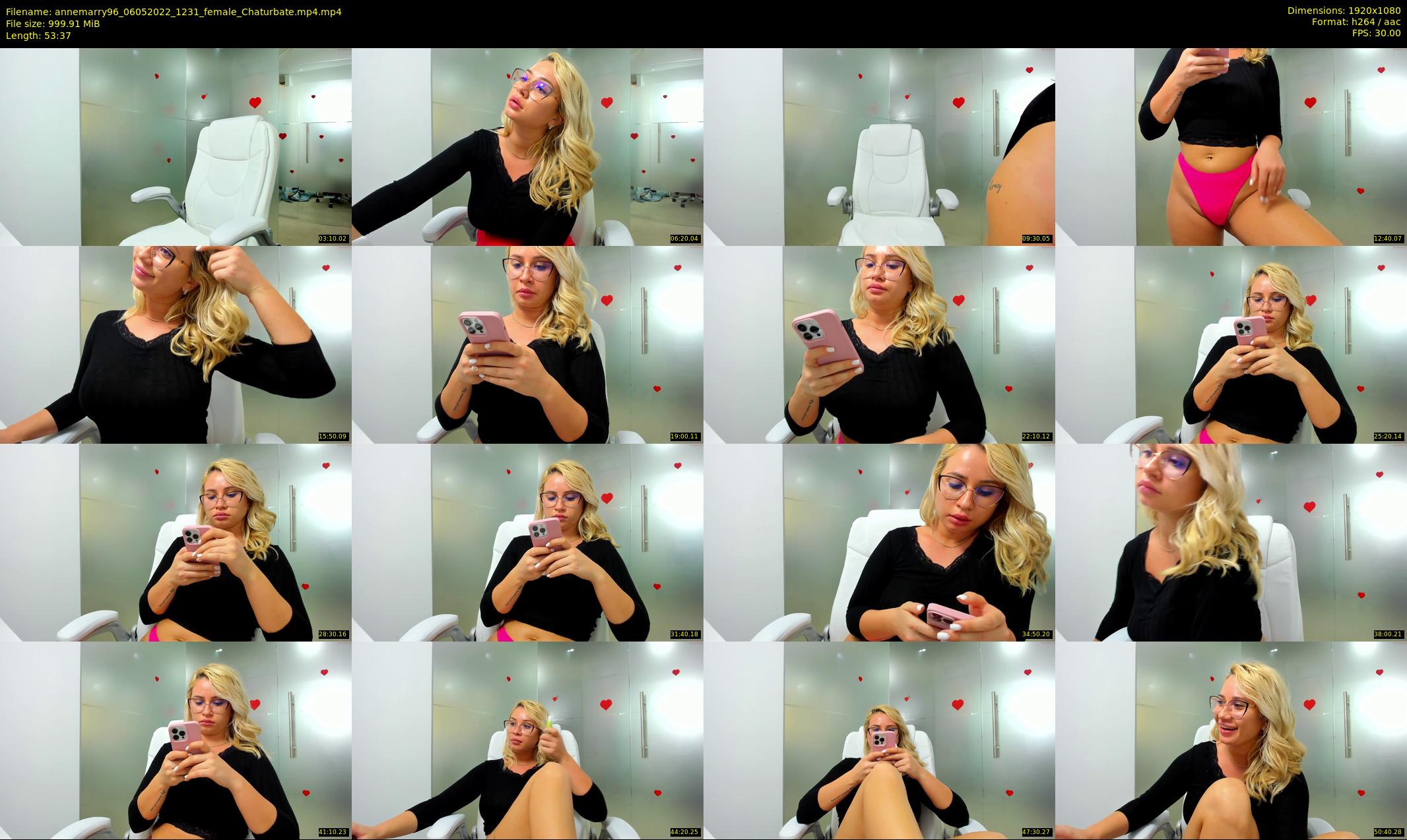 annemarry96 — 54 minute Chaturbate female cam show recording, 1080p, May 6, 2022
