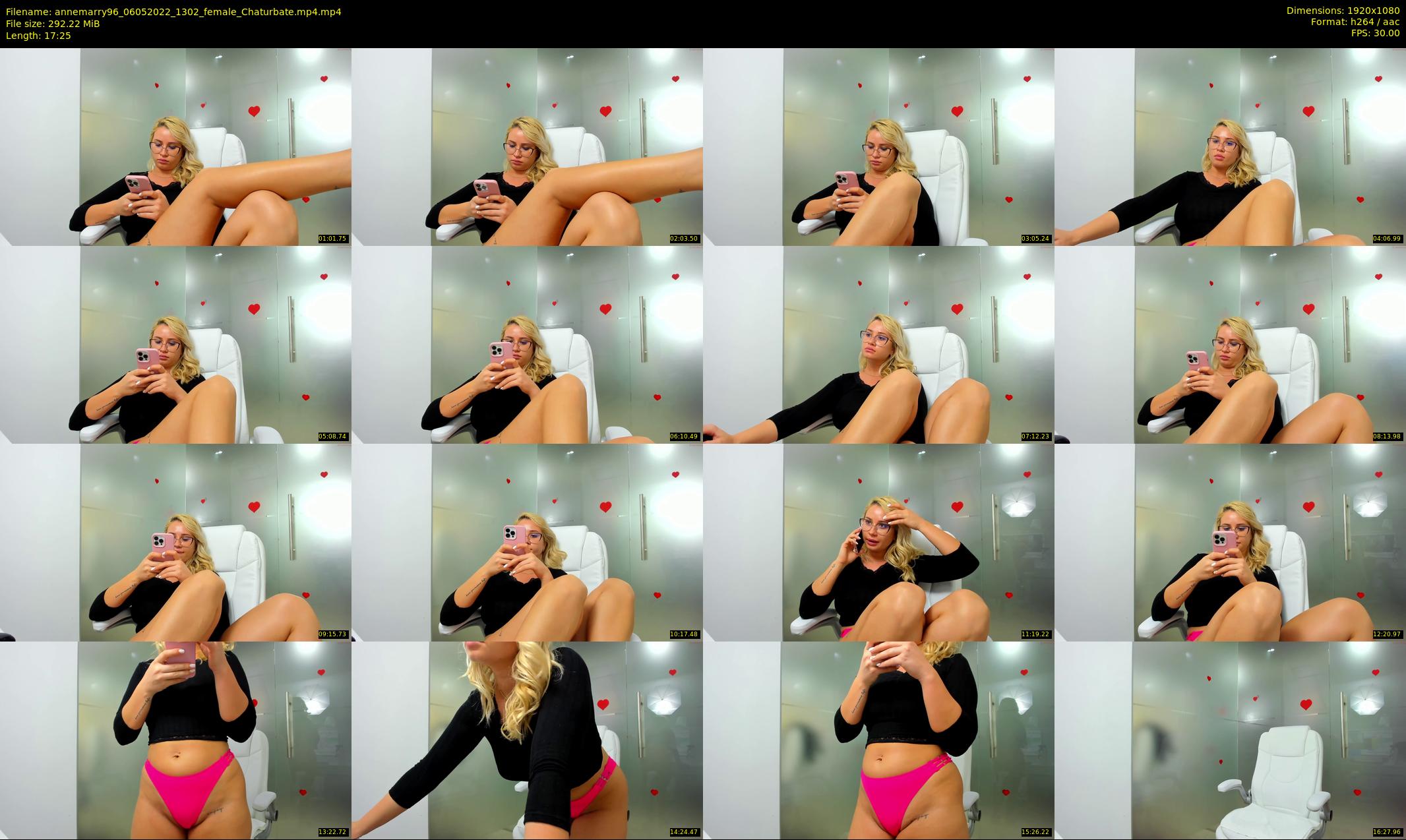 annemarry96 — 18 minute Chaturbate female cam show recording, 1080p, May 6, 2022