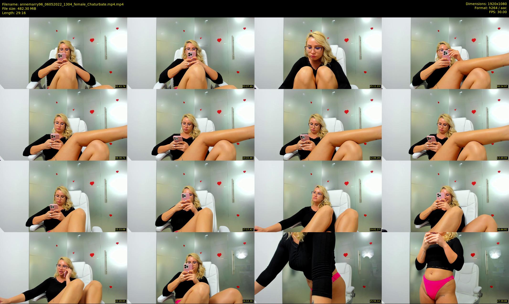 annemarry96 — 30 minute Chaturbate female cam show recording, 1080p, May 6, 2022