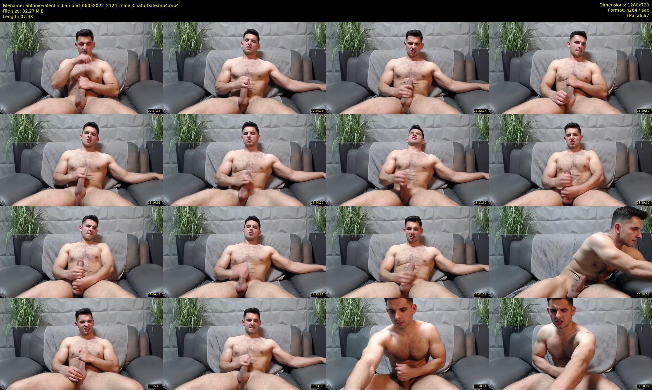 antoniovalentinidiamond — 8 minute Chaturbate male cam show recording, 720p, May 6, 2022