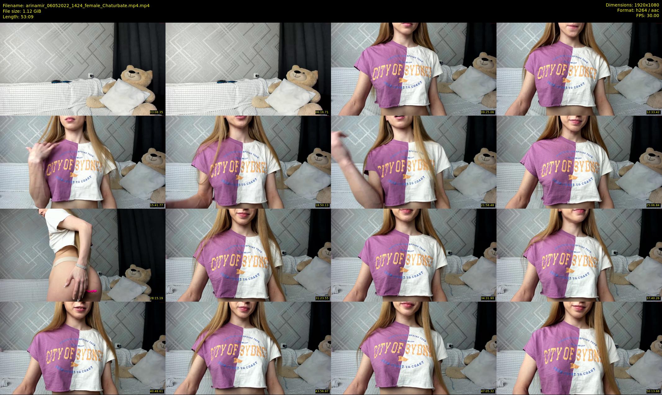 arinamir — 54 minute Chaturbate female cam show recording, 1080p, May 6, 2022
